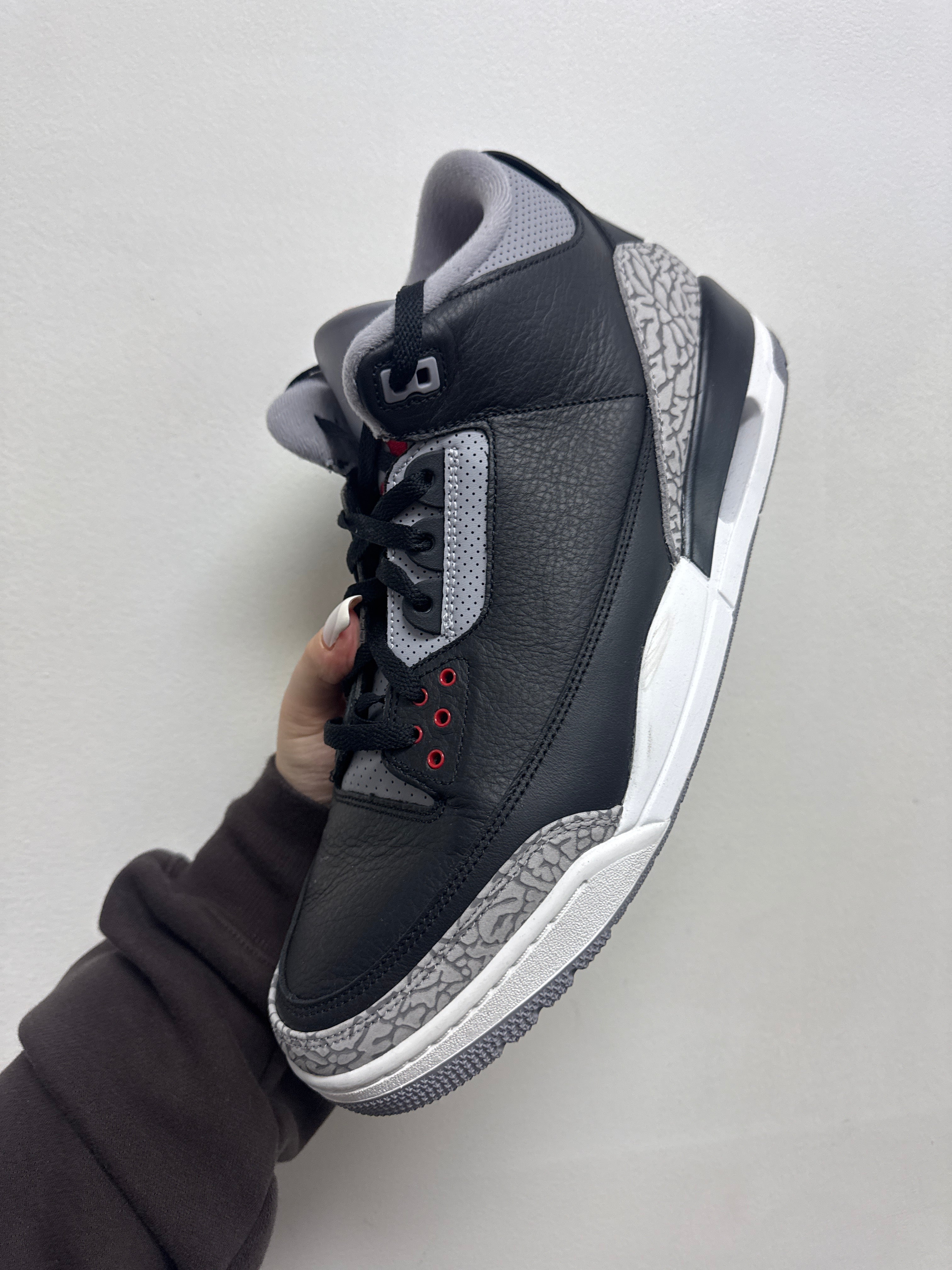 Jordan 3 Black Cement Sneakers
