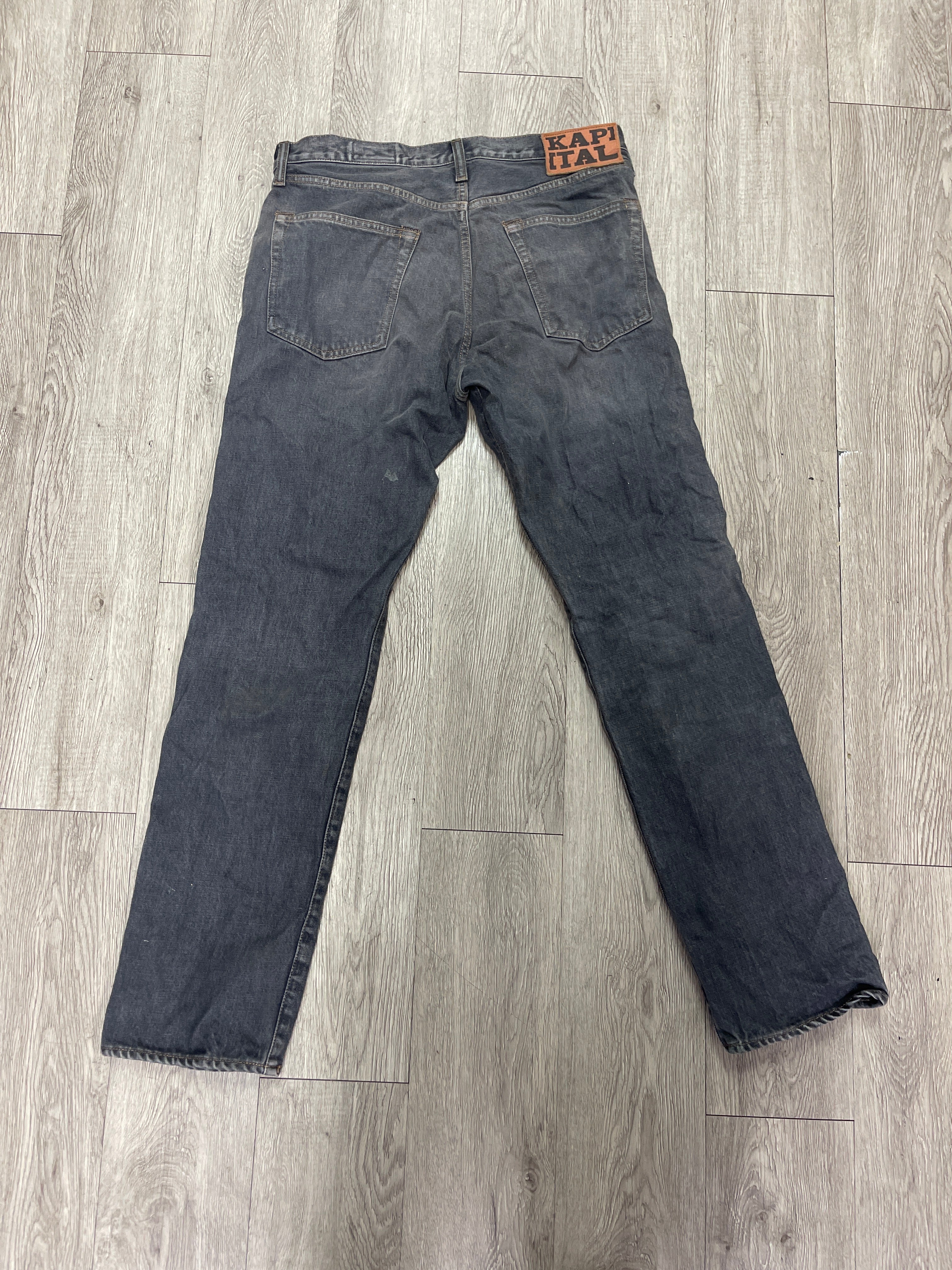 Kapital Grey Gem Studded Jeans