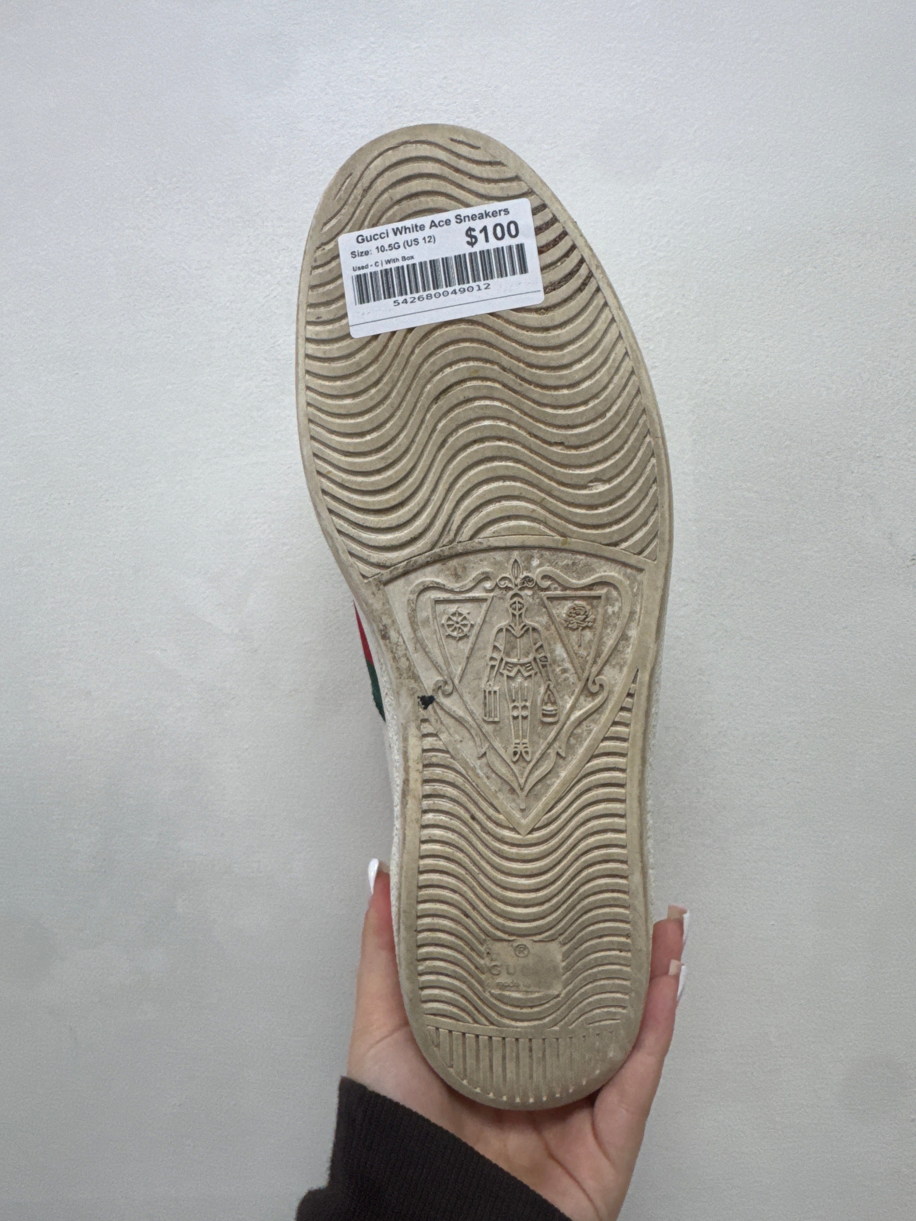 Gucci White Ace Sneakers