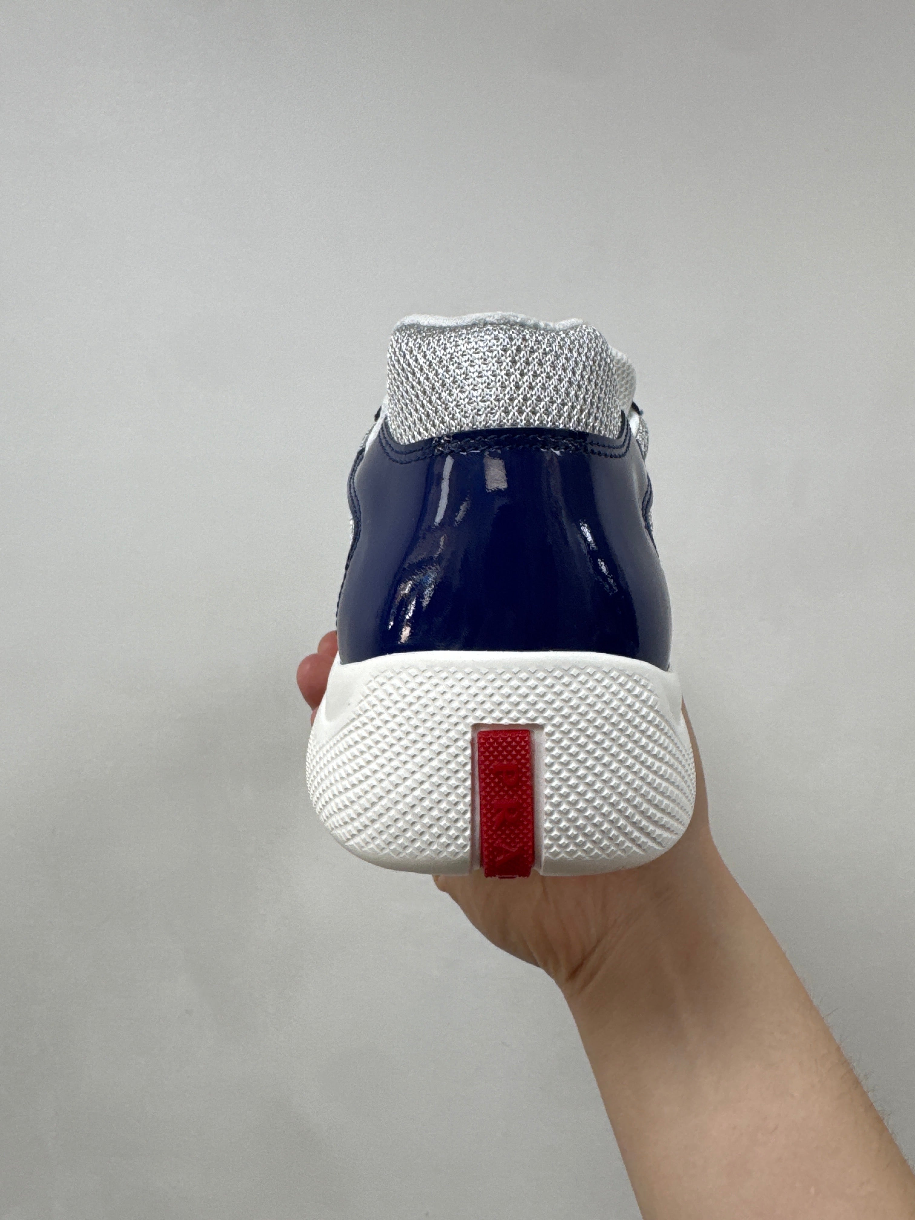 Prada Navy Powder Blue Cups Sneakers