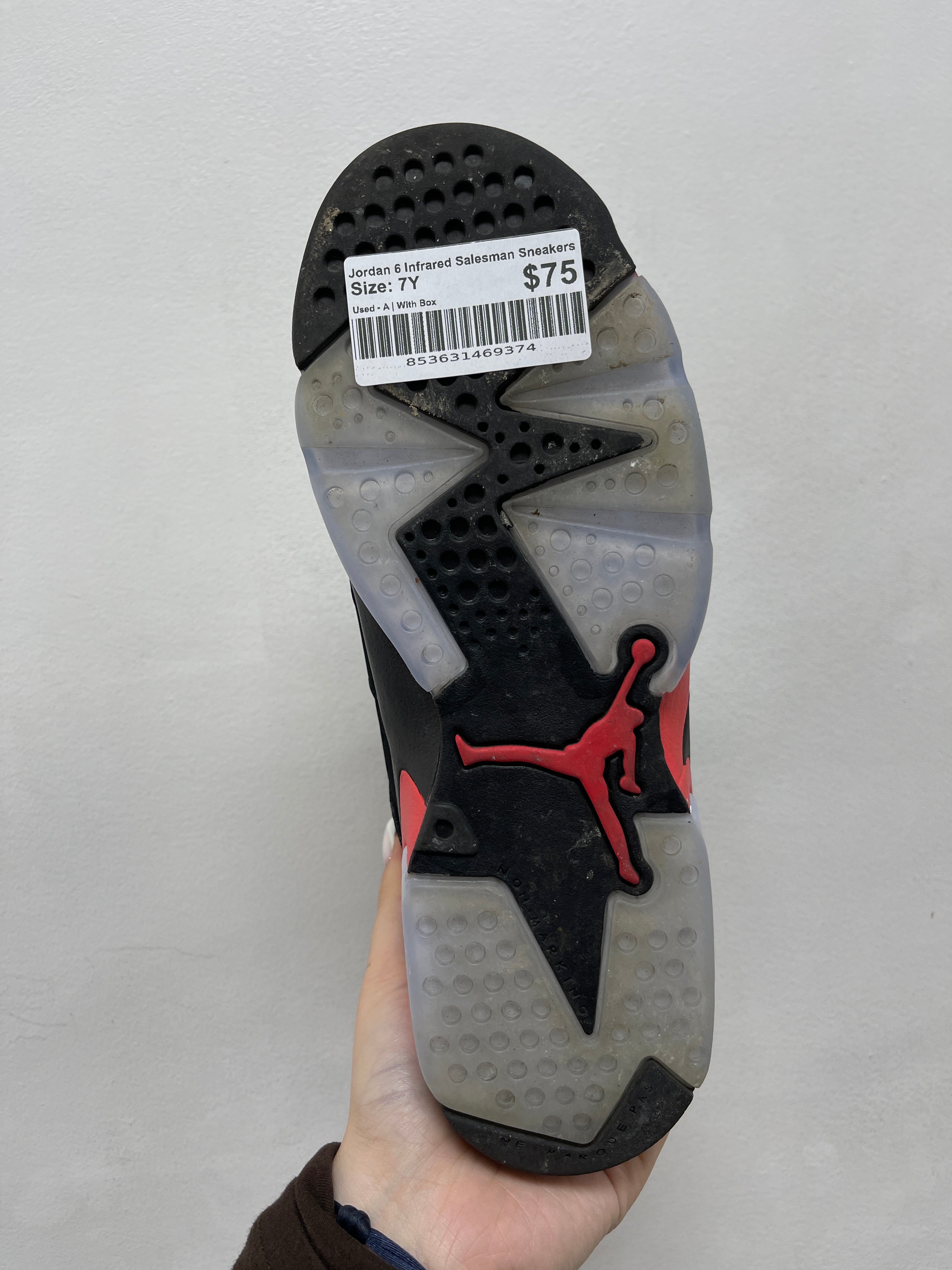 Jordan 6 Infrared Salesman Sneakers