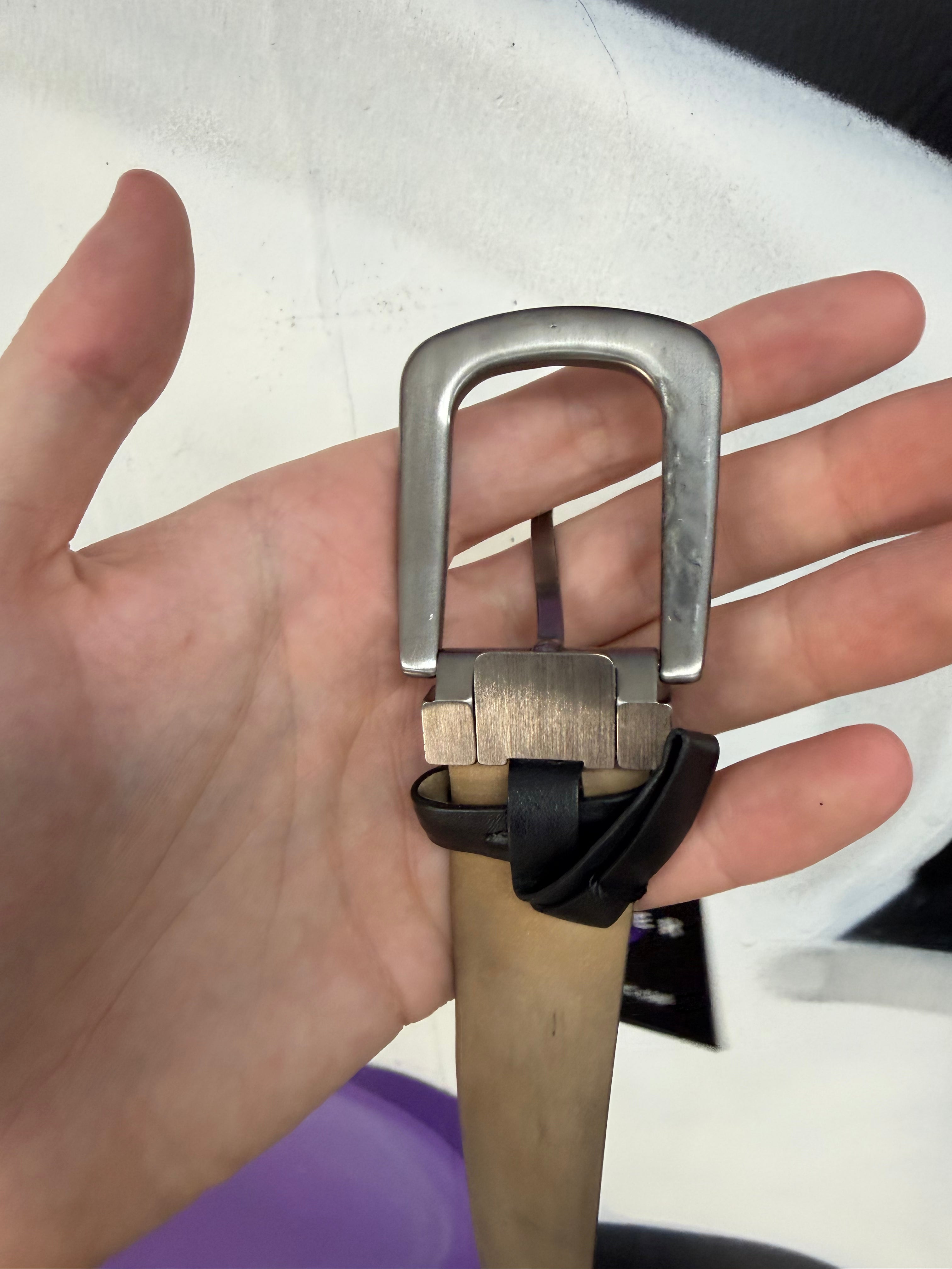 Chanel Black Uniform Belt