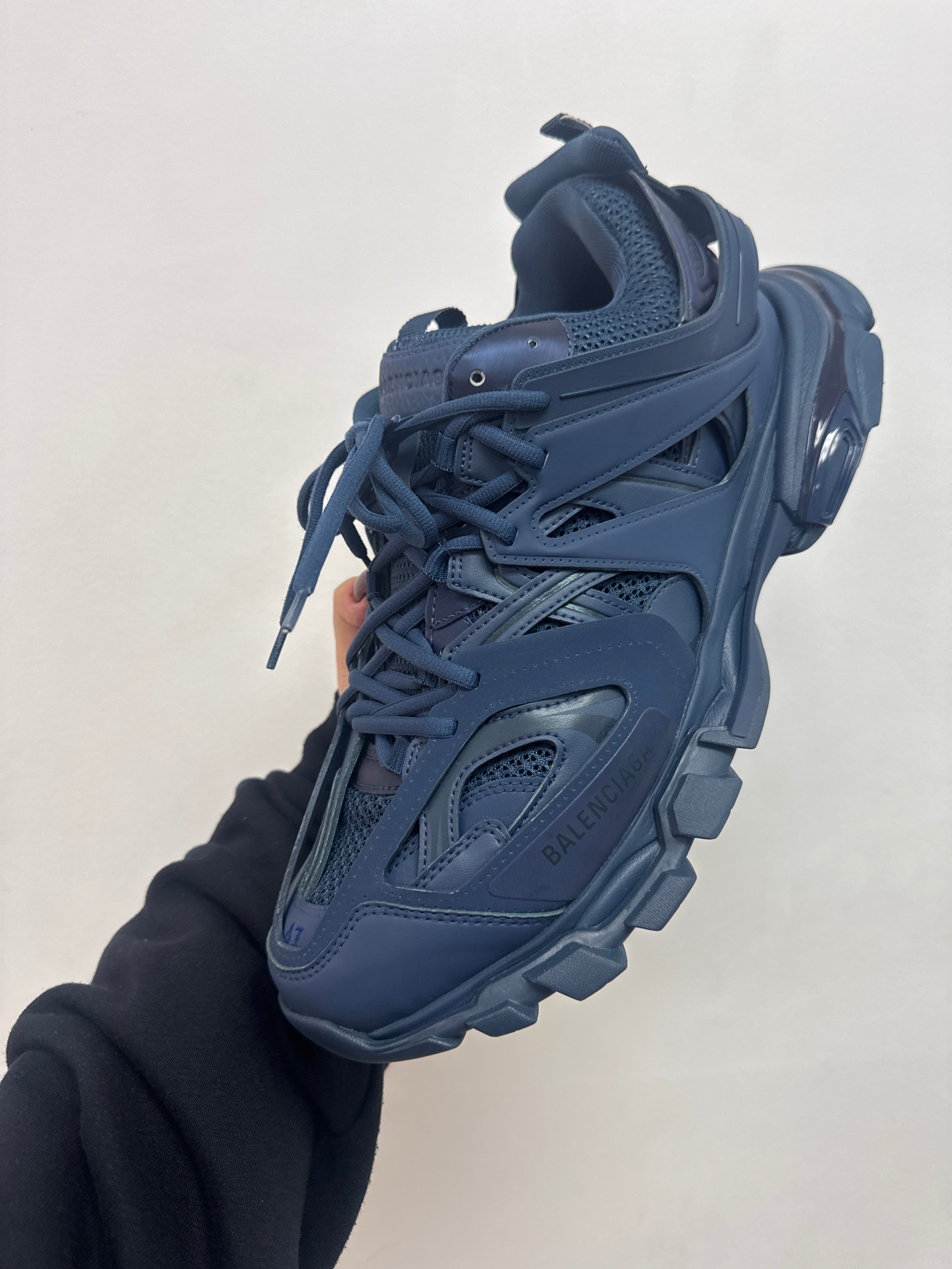 Balenciaga Track Runner Navy Sneakers