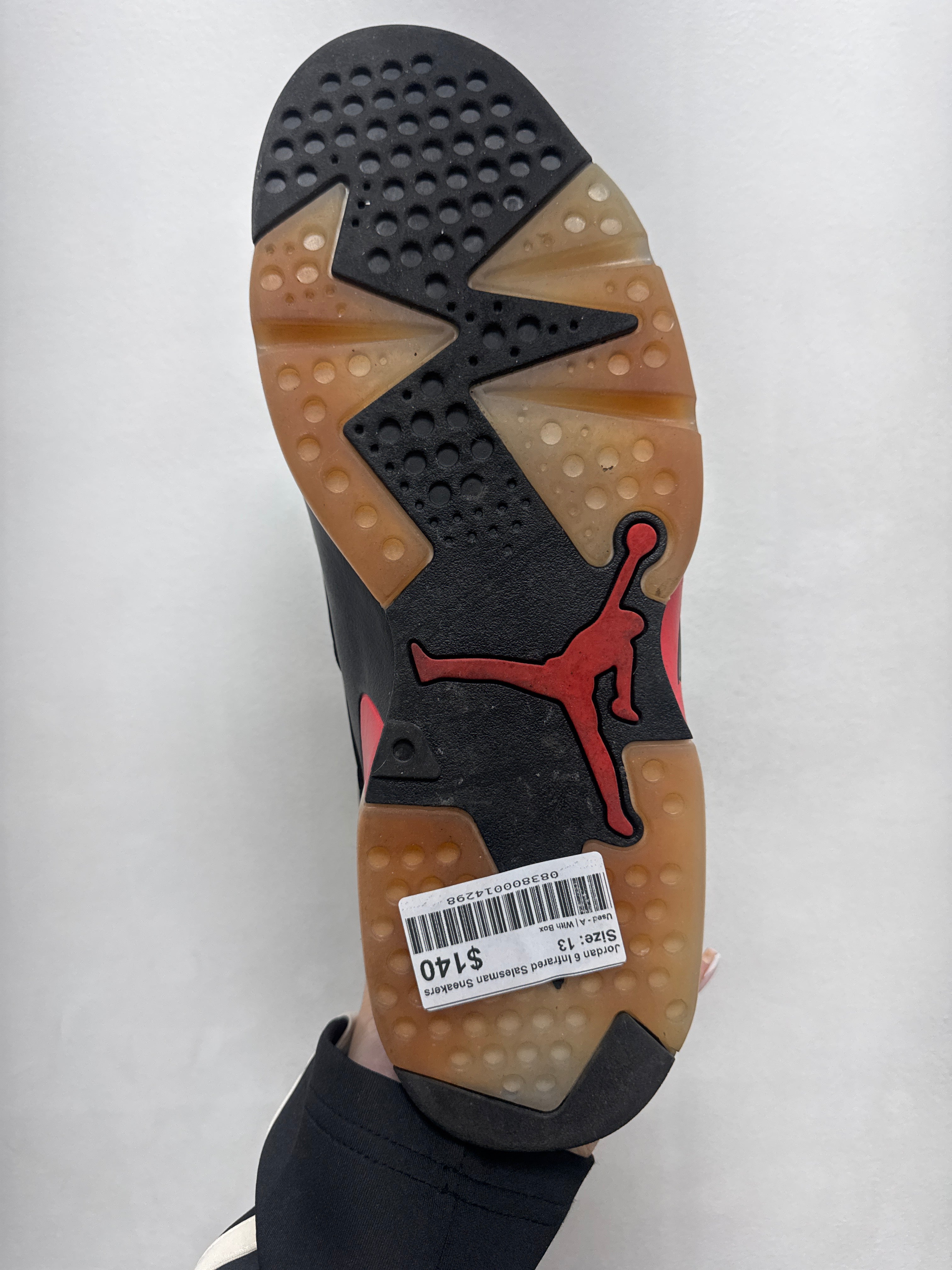 Jordan 6 Infrared Salesman Sneakers