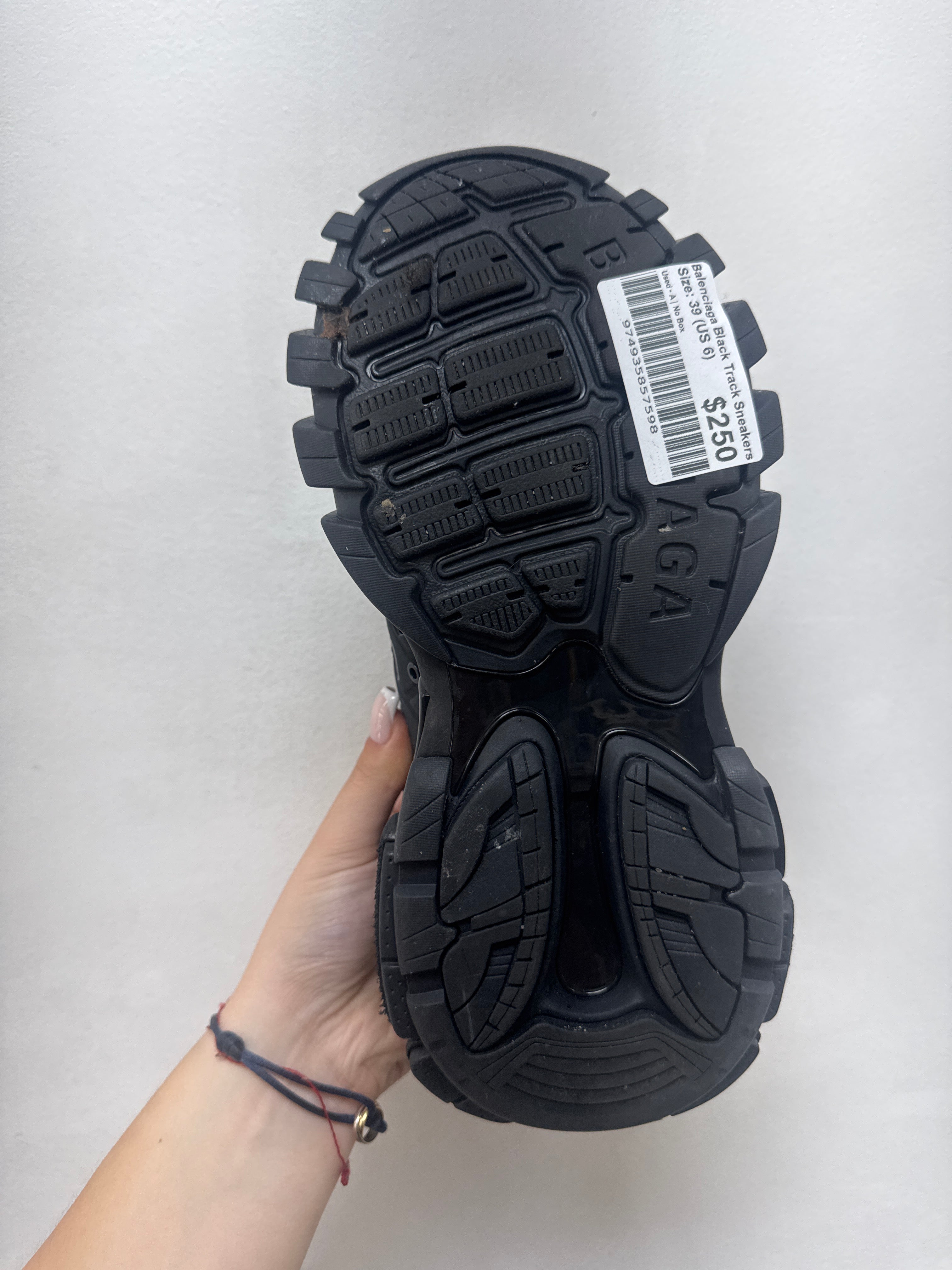 Balenciaga Black Track Sneakers