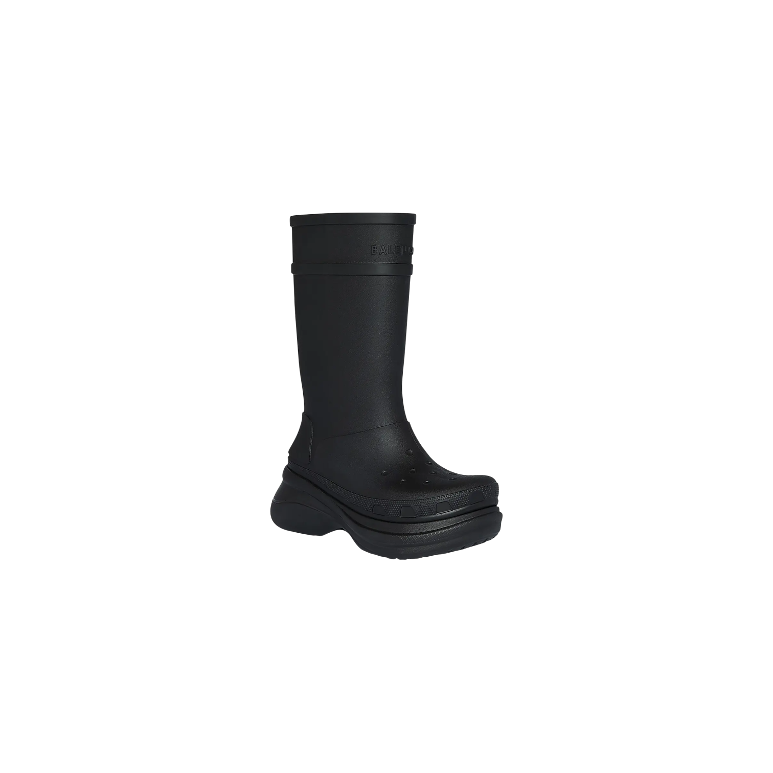 Balenciaga Black Croc Boots