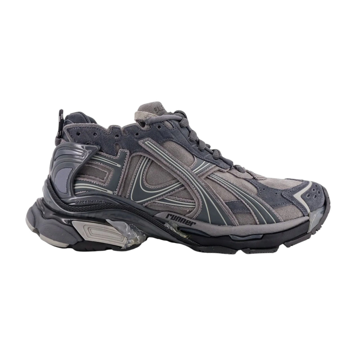 Balenciaga 'Runner' Grey Suede Sneakers