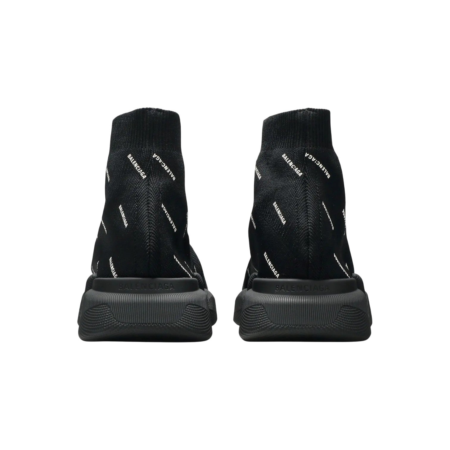 Balenciaga 'Speed 2.0 All Over' Black & White Sneakers