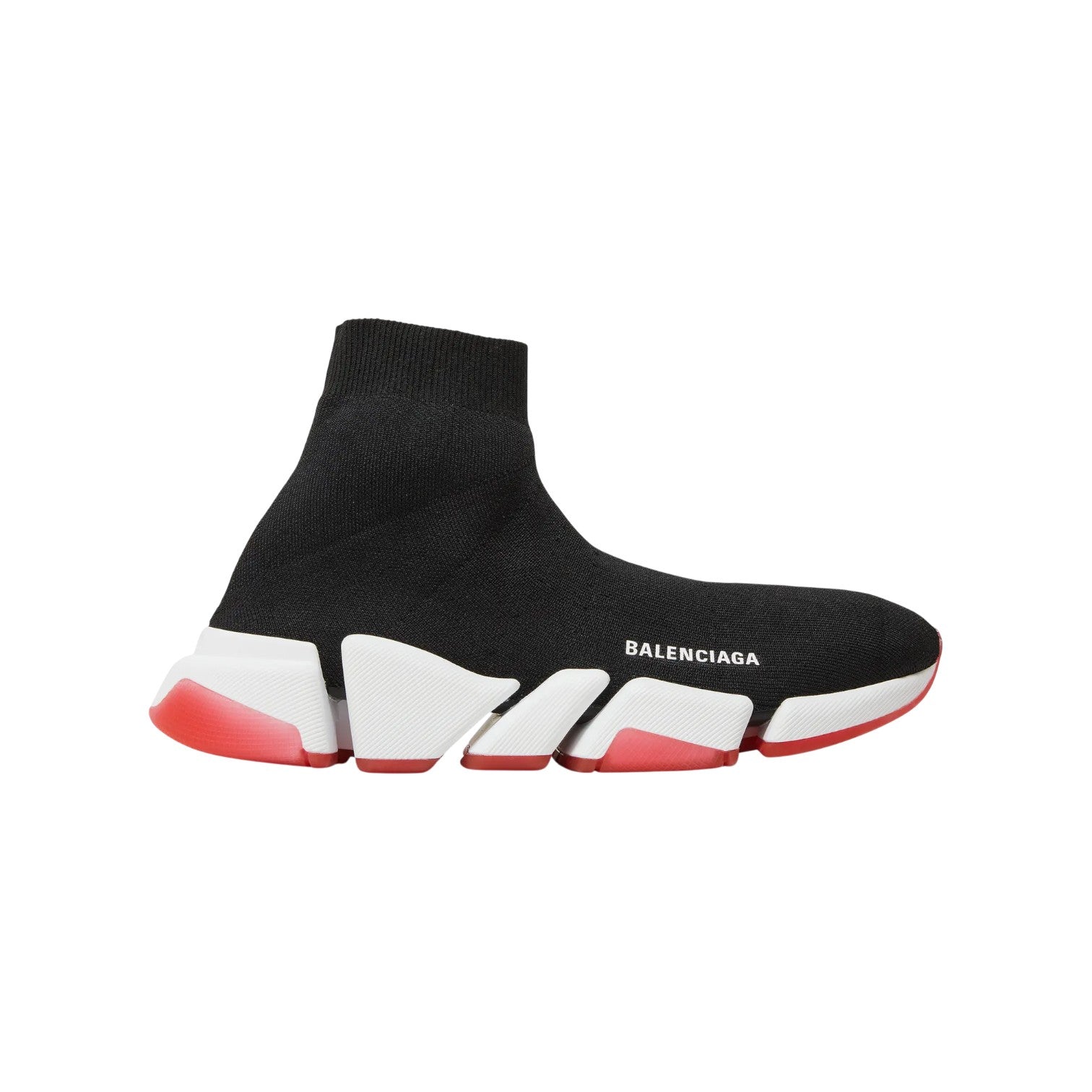 Balenciaga 'Speed 2.0' Black & Red Sneakers