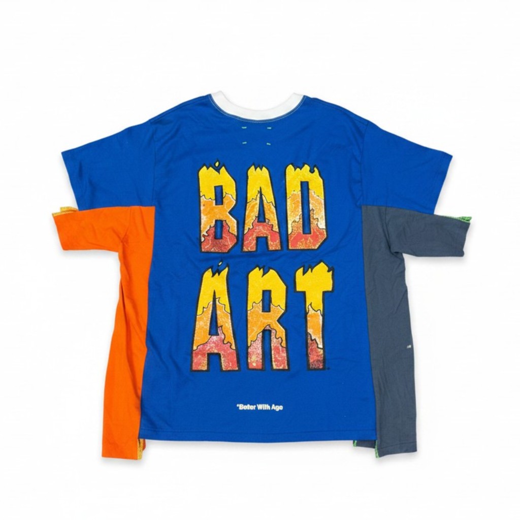Better With Age '3 Panel' Blue Tee
