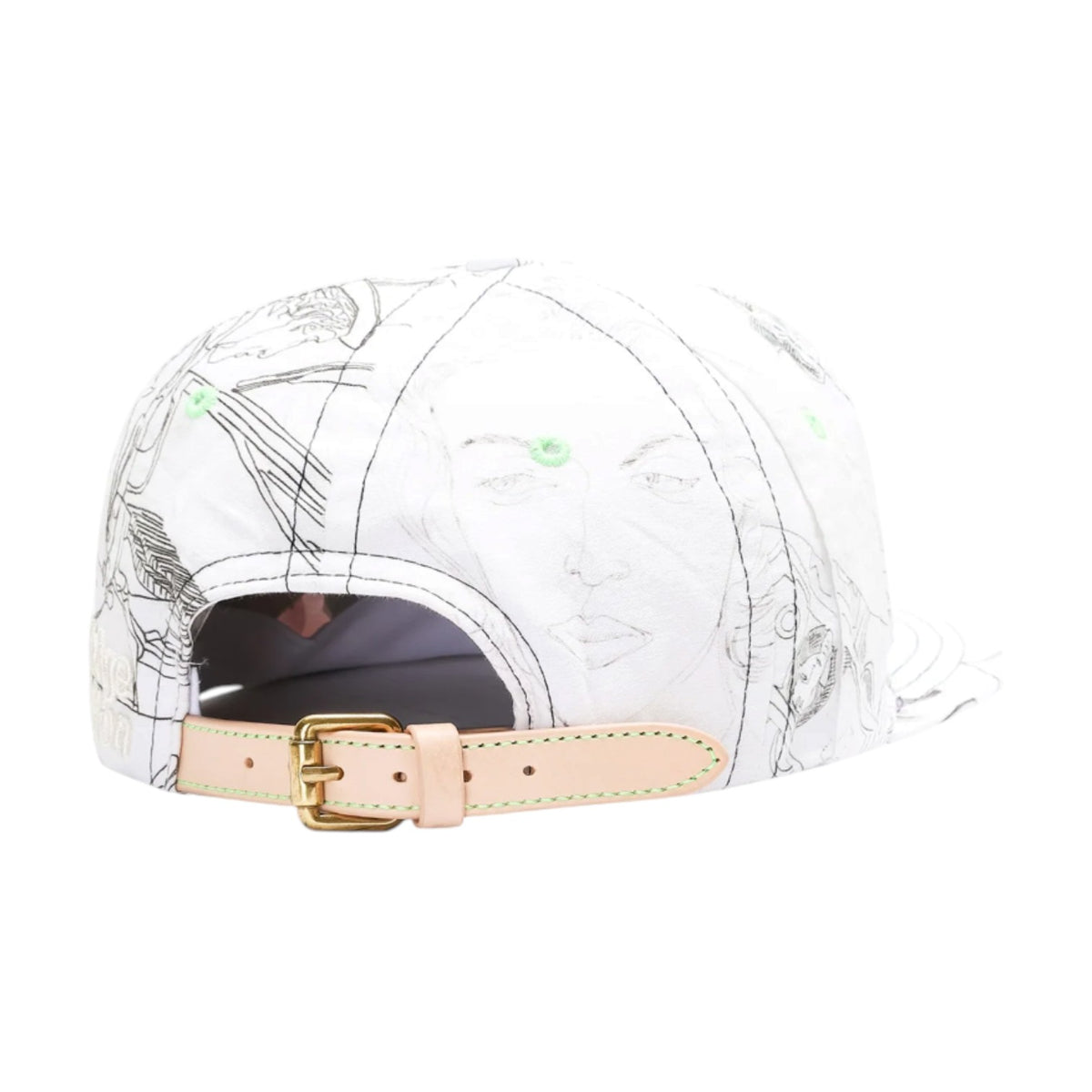 Better With Age 'Doodle Reconstructed Button Down' White Hat