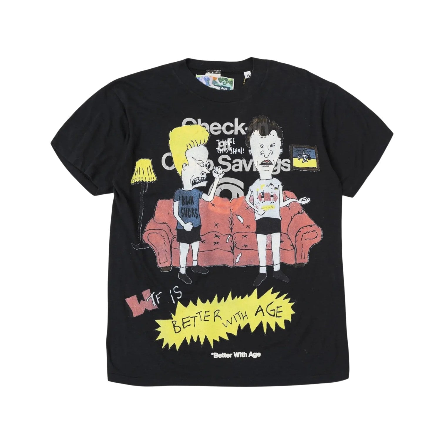 Better With Age 'Dumb' Multicolored Tee