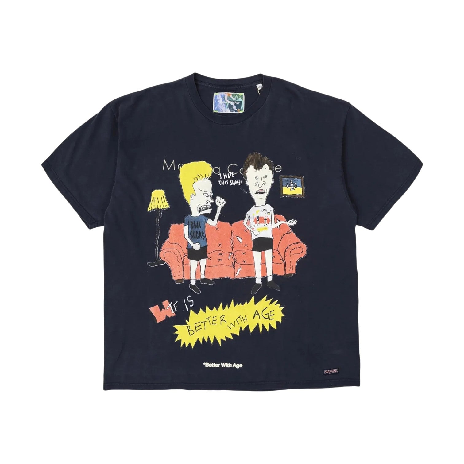 Better With Age 'Dumb' Multicolored Tee