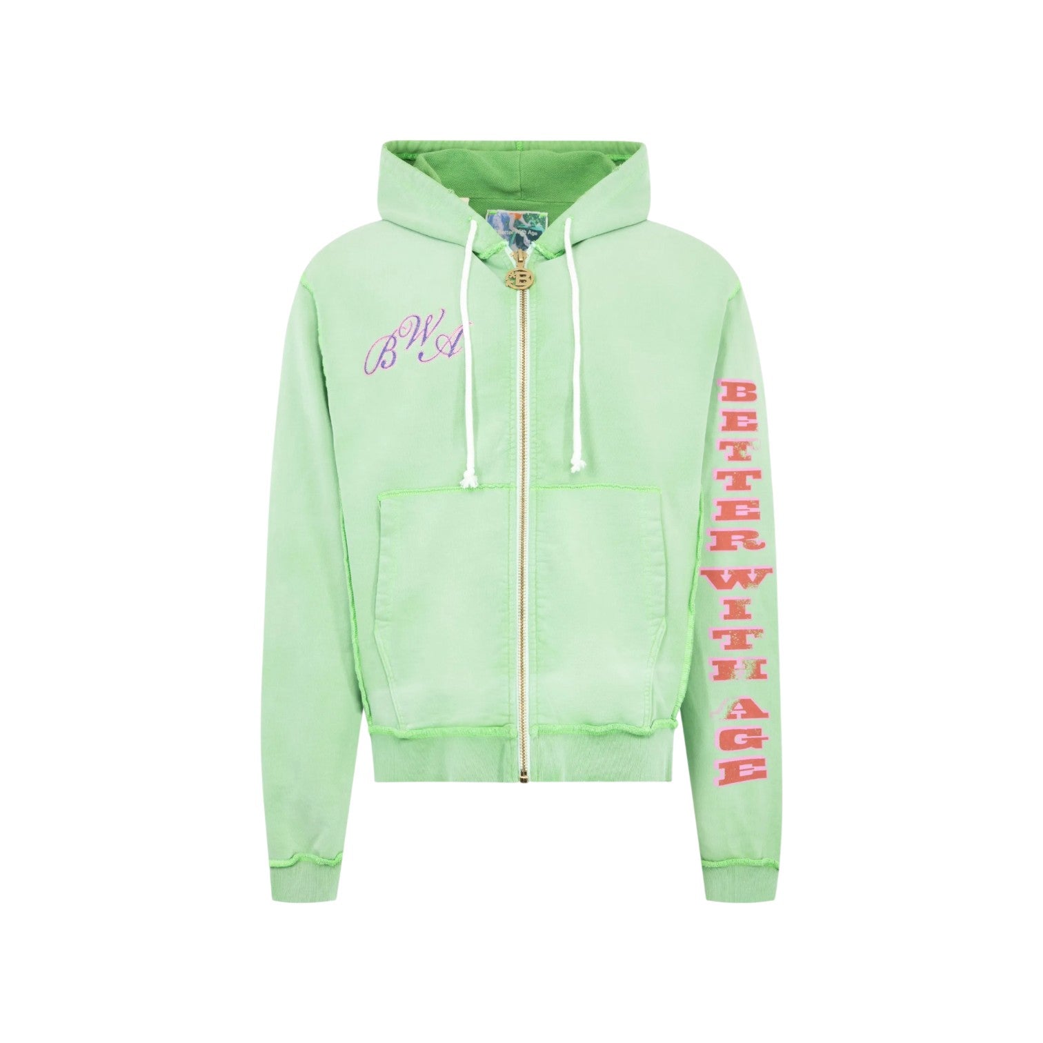 Better With Age 'Magic' Sage Zip Up Hoodie