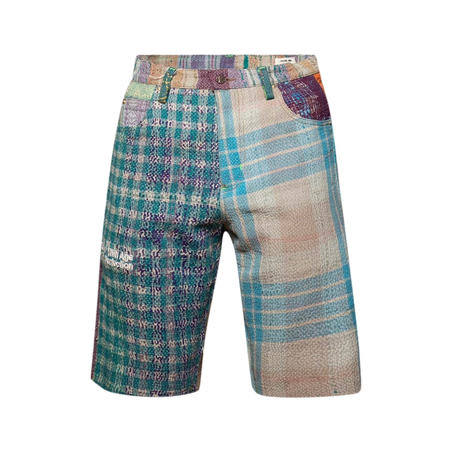 Better With Age 'Isaac Quilted' Multicolored Shorts