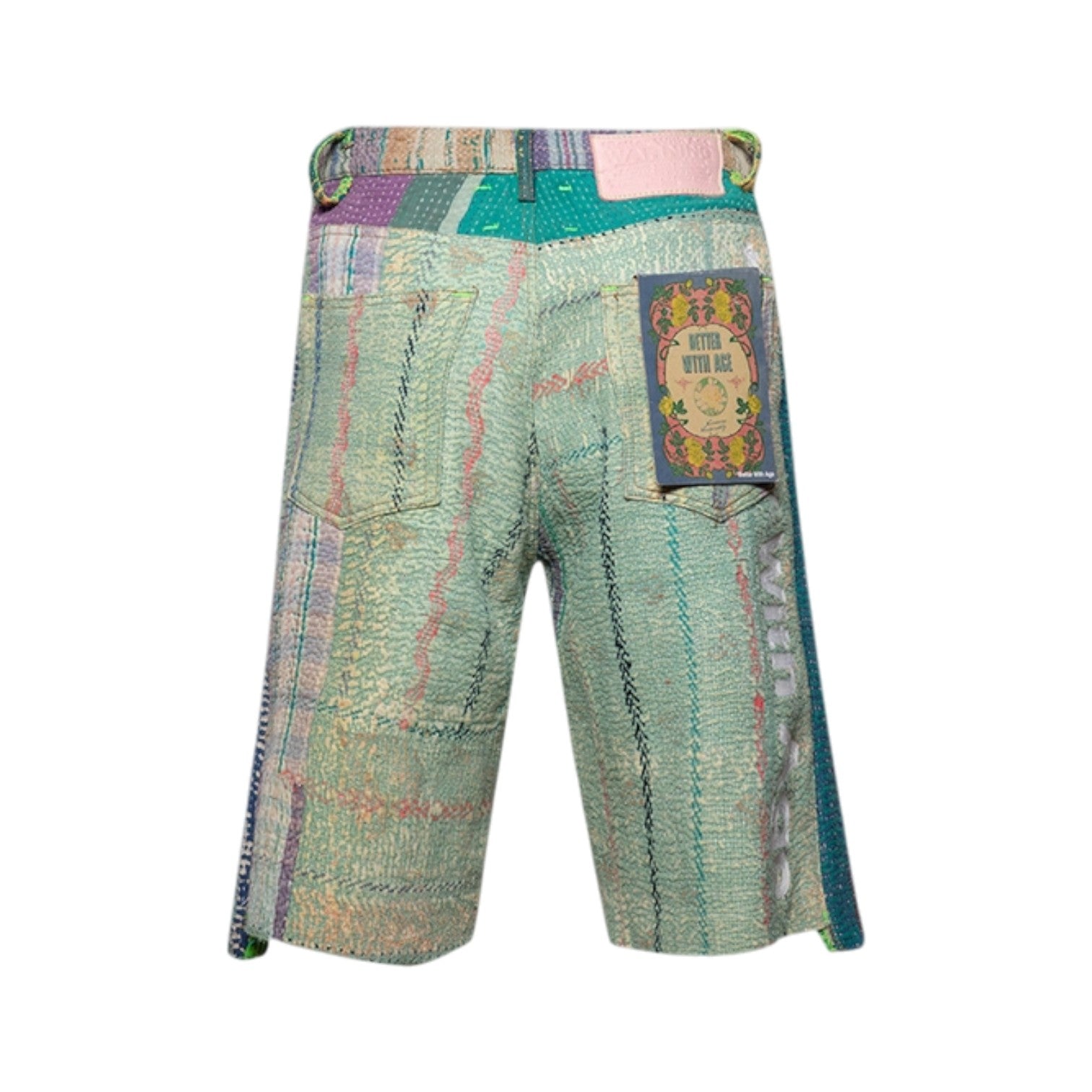 Better With Age 'Isaac Quilted' Multicolored Shorts