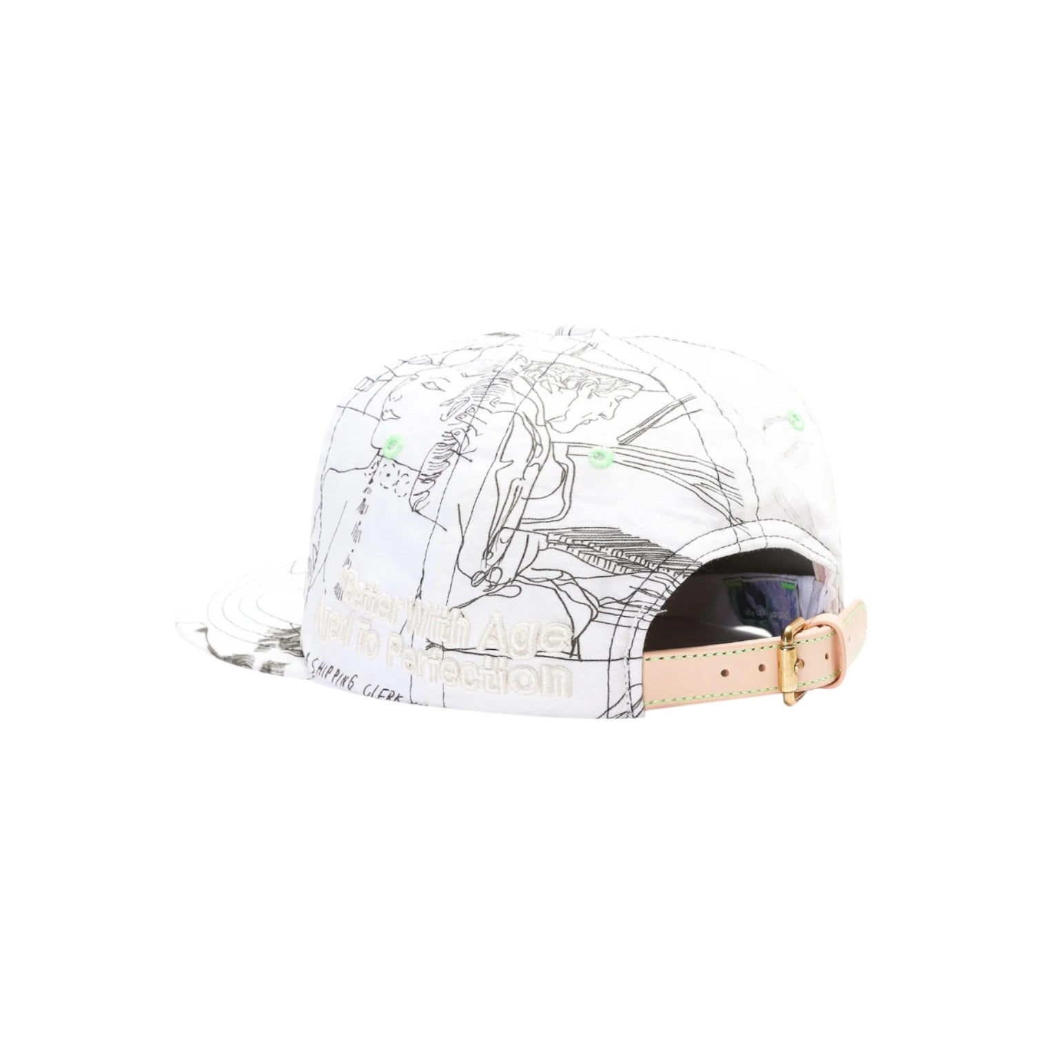 Better With Age 'Tabloid Button Down Reconstructed' White Hat