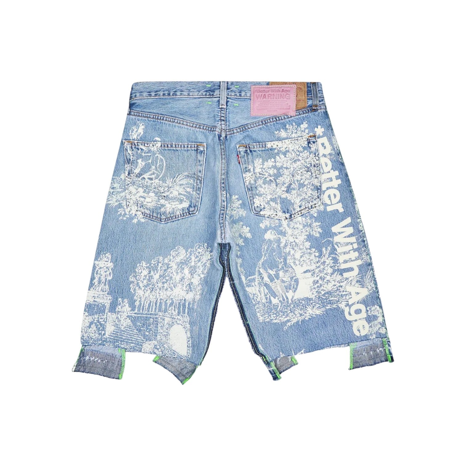 Better With Age 'Teresa Triple Wide' Indigo Jean Short