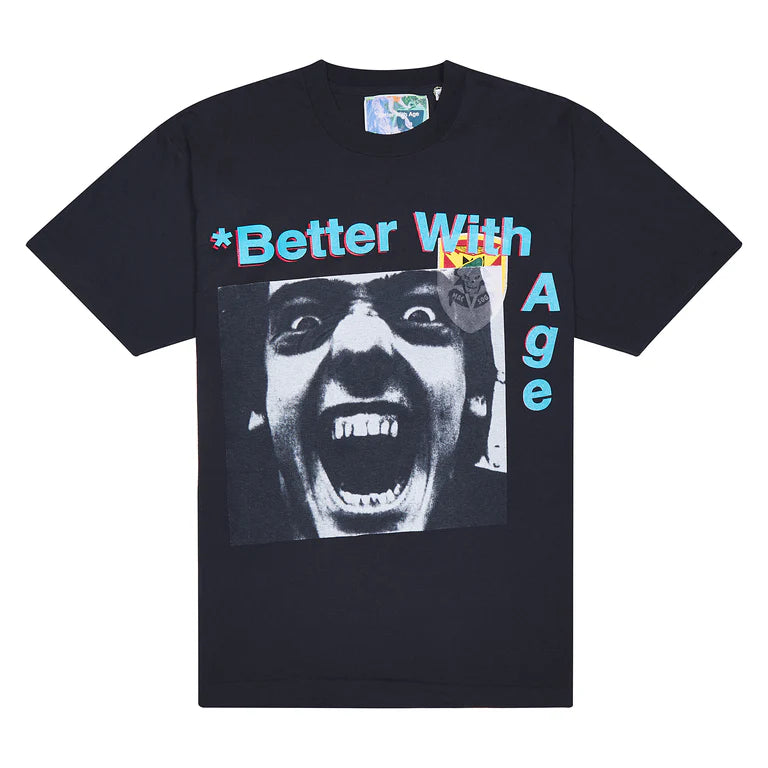 Better With Age 'The Fake' Black Tee