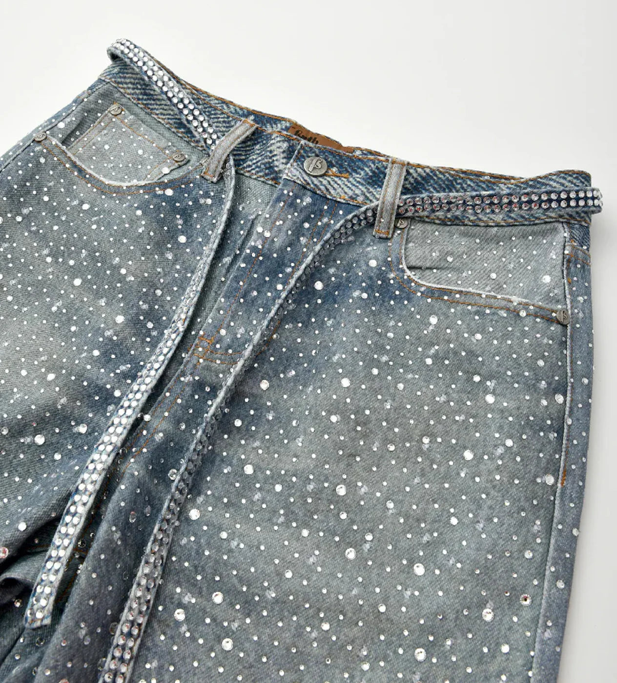 Birth of Royal Child Diamond Boro Denim Jeans