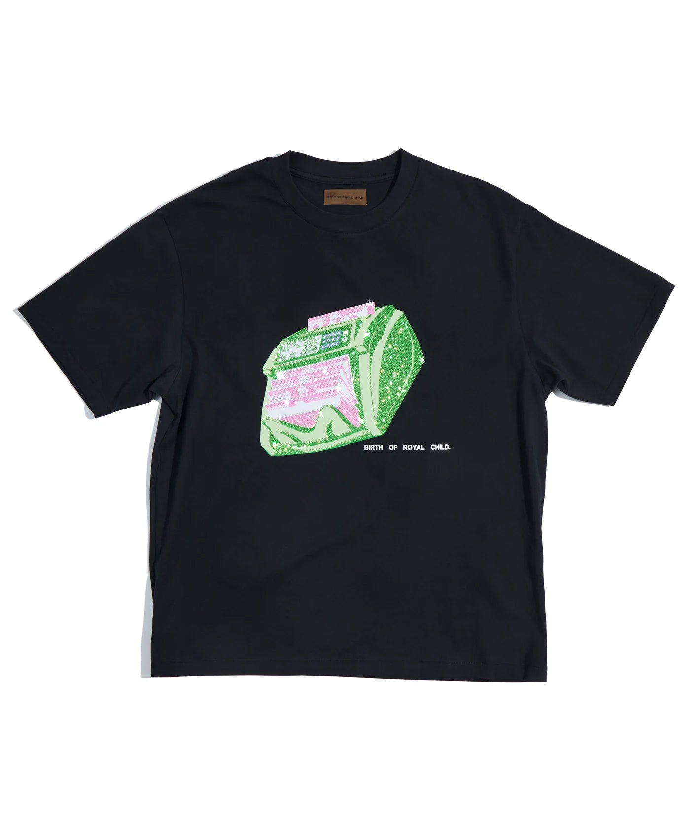 Birth of Royal Child 'Bill Counter' Black Tee