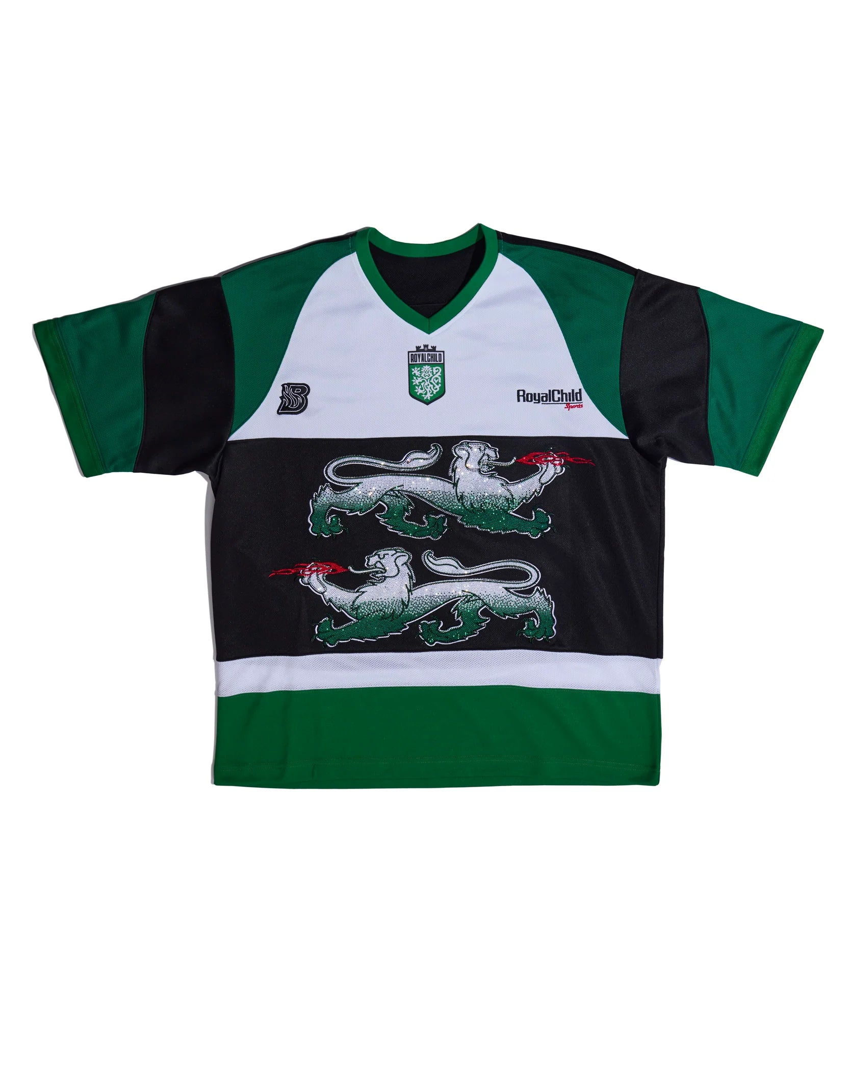 Birth of Royal Child 'Double Lions' Green Jersey