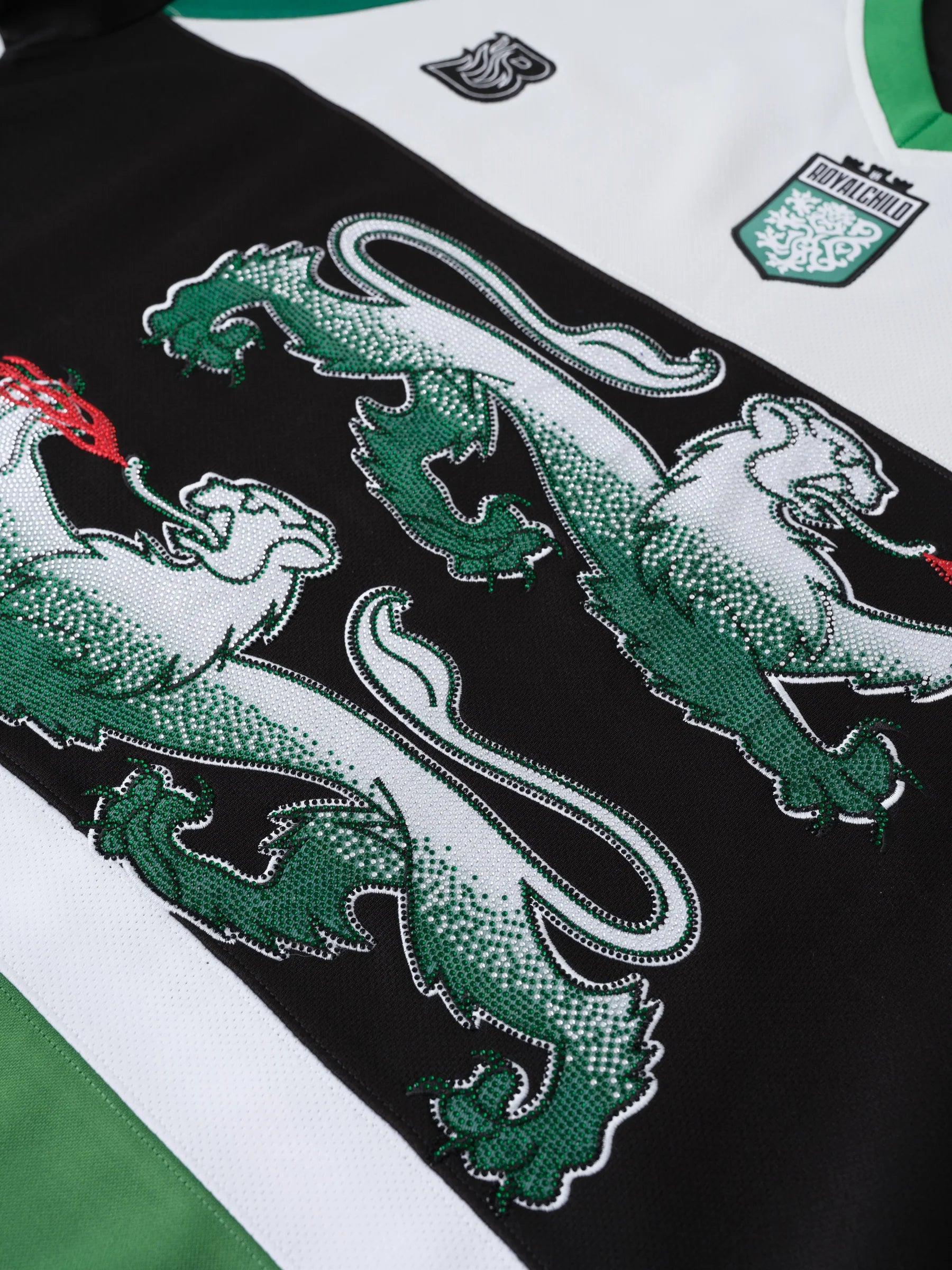 Birth of Royal Child 'Double Lions' Green Jersey