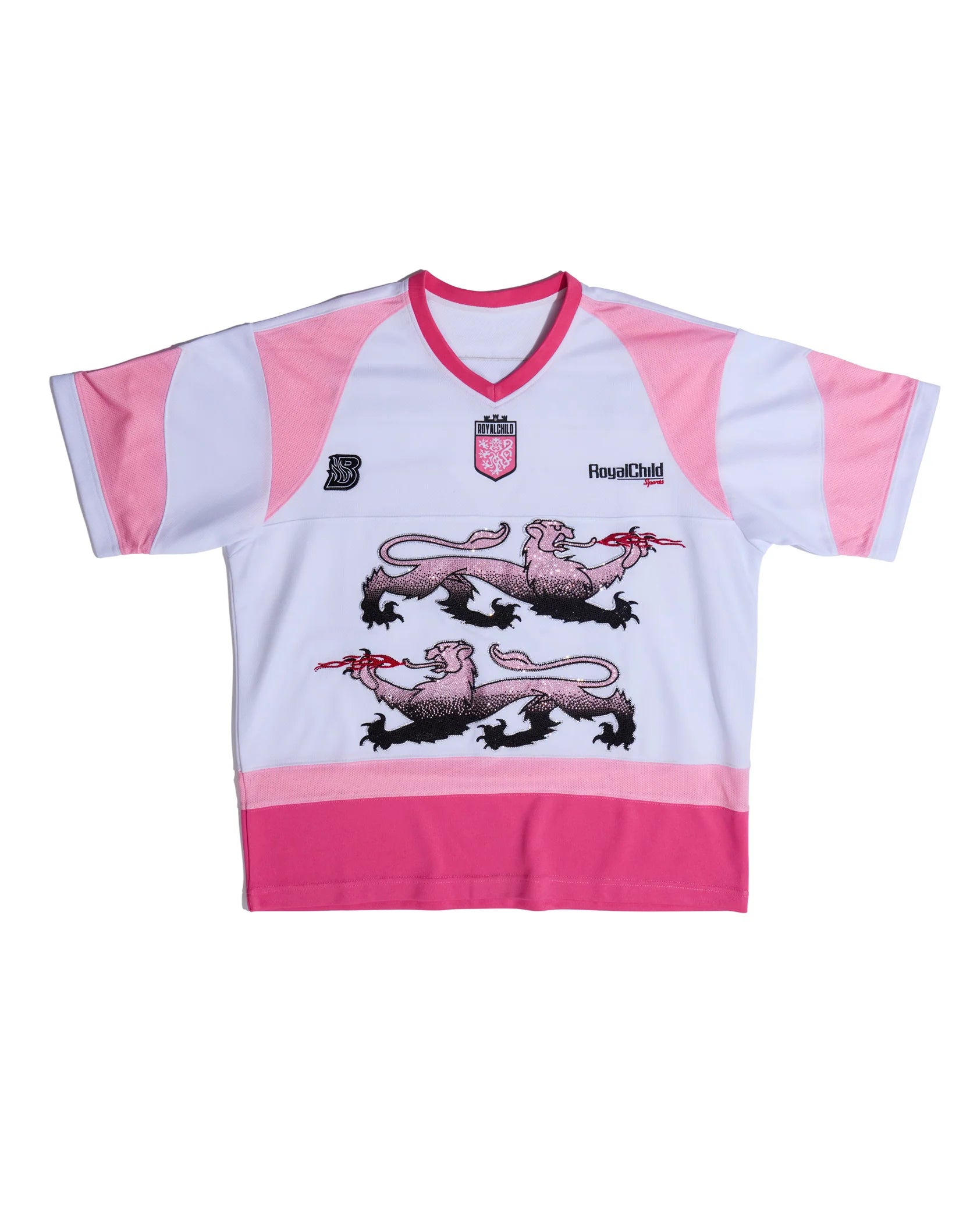 Birth of Royal Child 'Double Lions' Pink Jersey