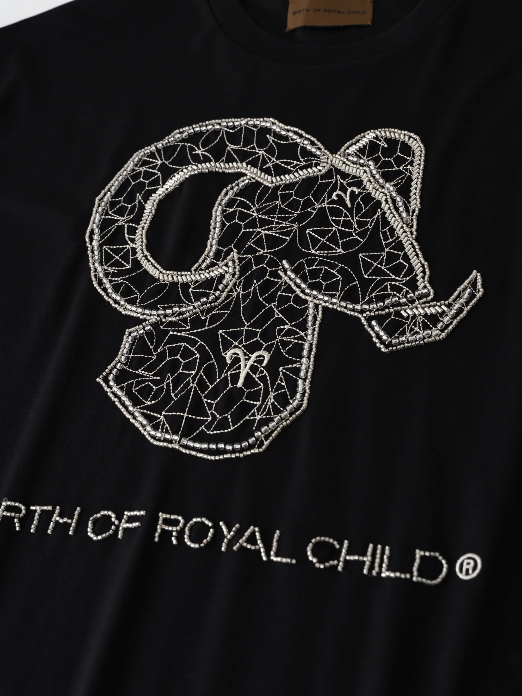 Birth of Royal Child 'Zodiac Aires' Black Tee