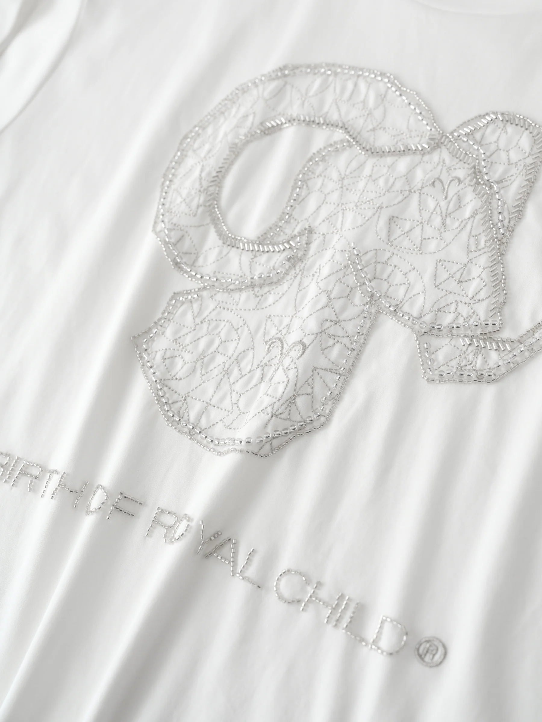Birth of Royal Child 'Zodiac Aires' White Tee