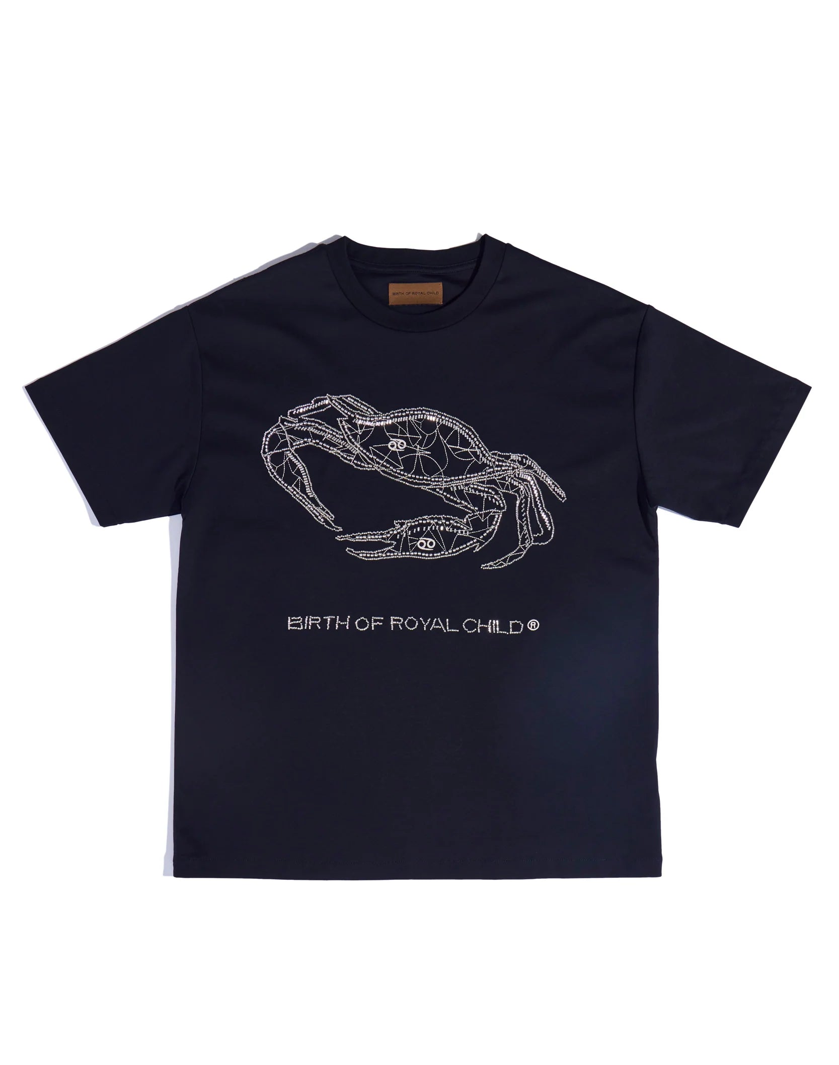 Birth of Royal Child 'Zodiac Cancer' Black Tee