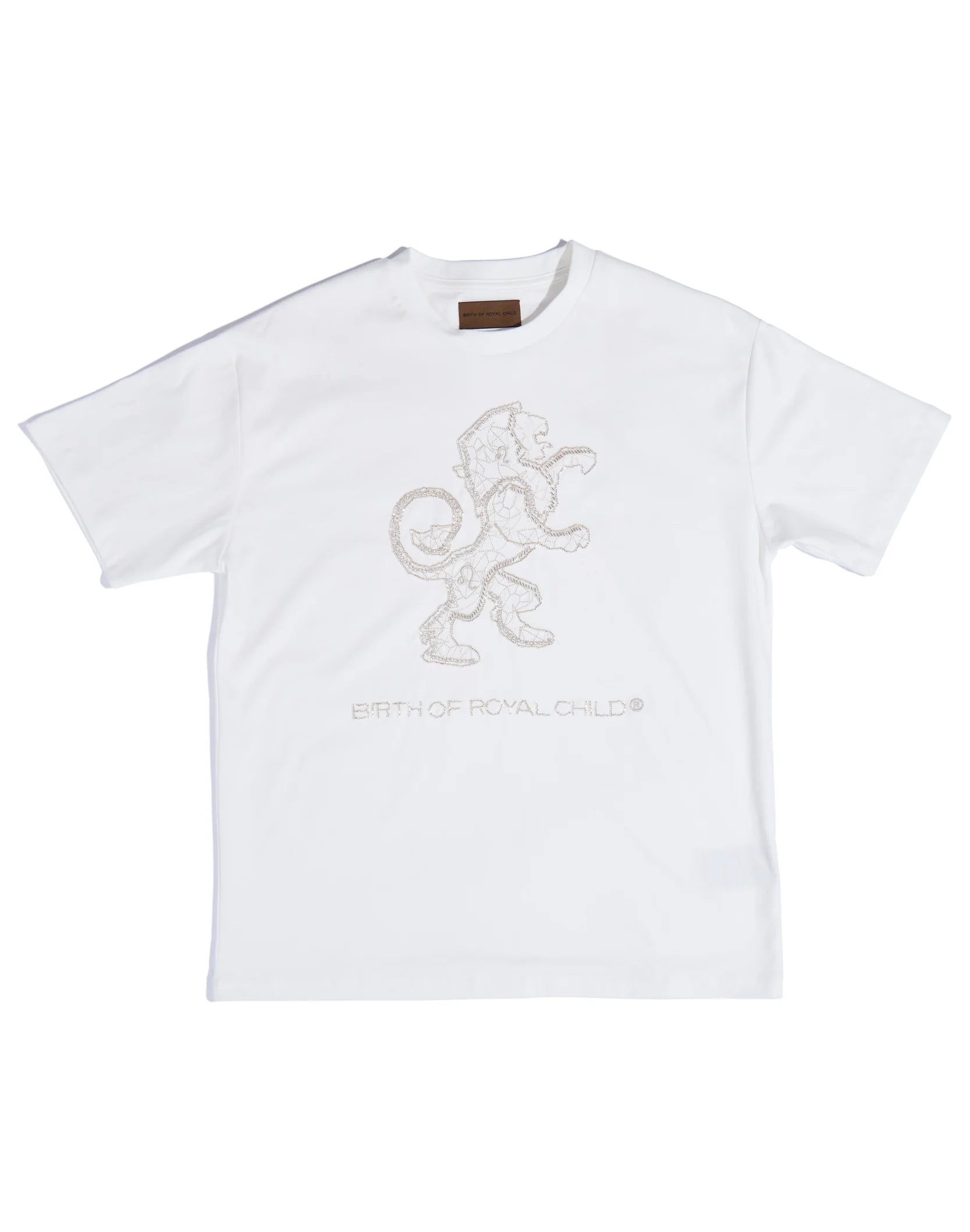 Birth of Royal Child 'Zodiac Leo' White Tee
