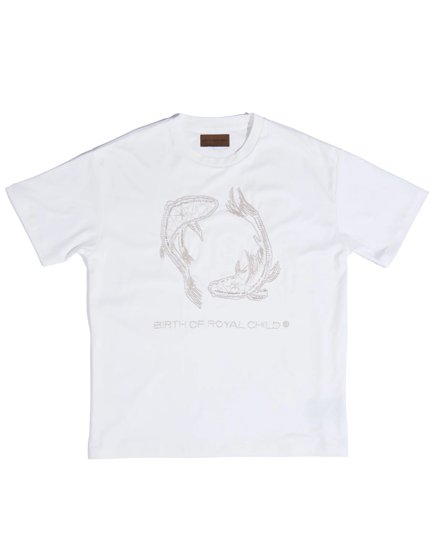 Birth of Royal Child 'Zodiac Pisces' White Tee