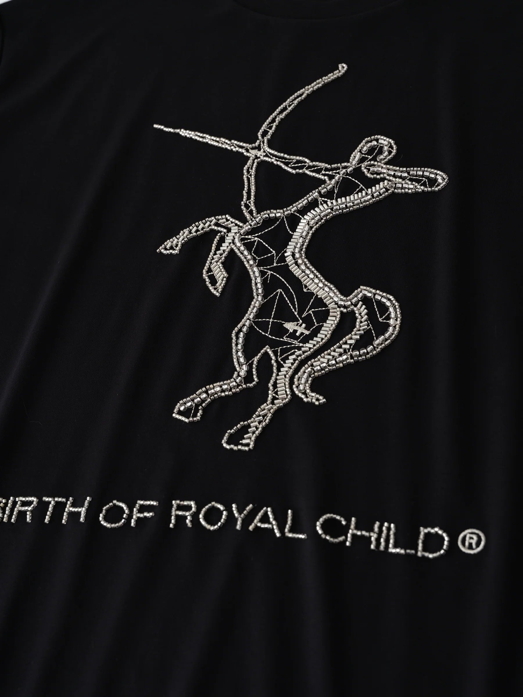 Birth of Royal Child 'Zodiac Sagittarius' Black Tee