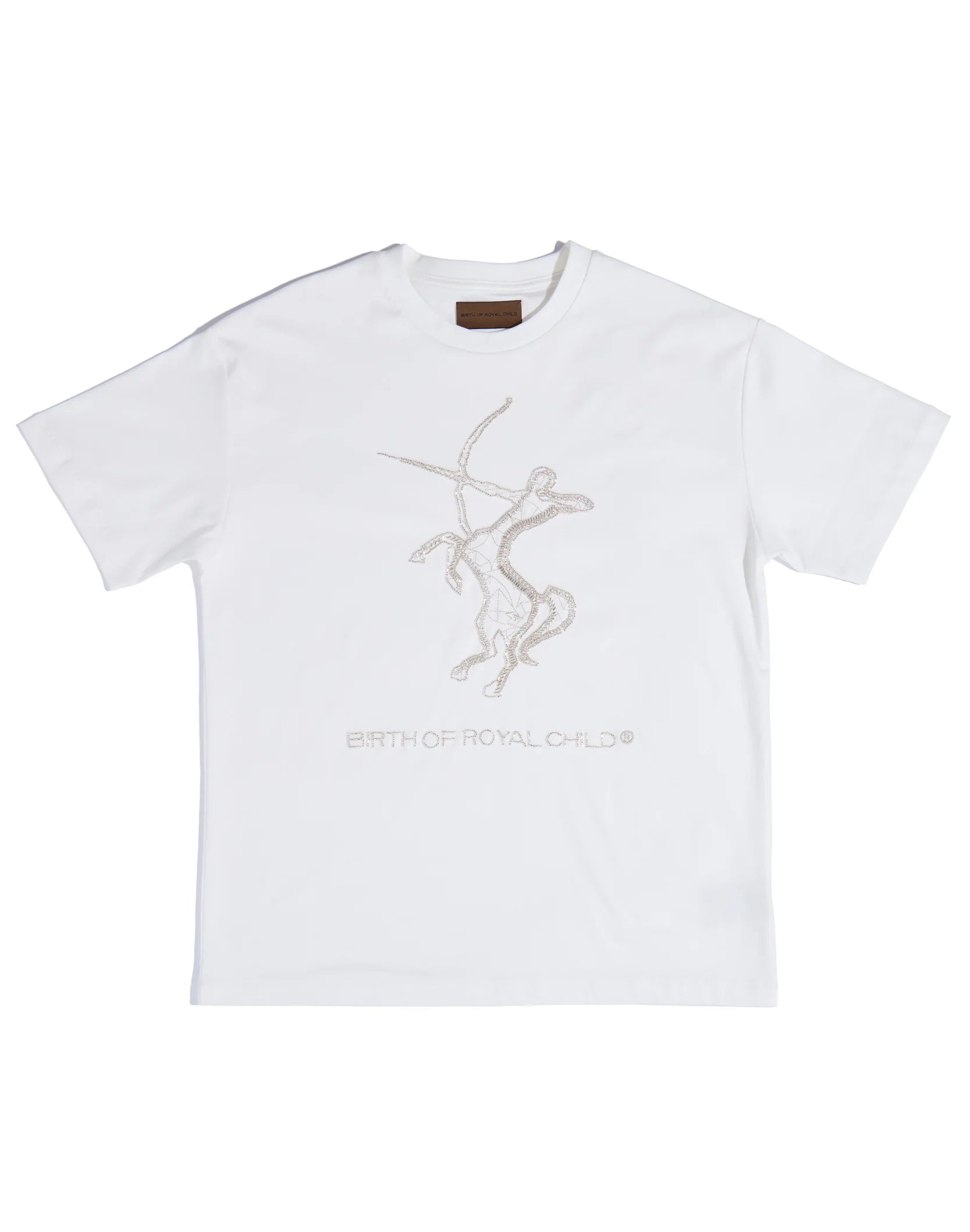 Birth of Royal Child 'Zodiac Sagittarius' White Tee