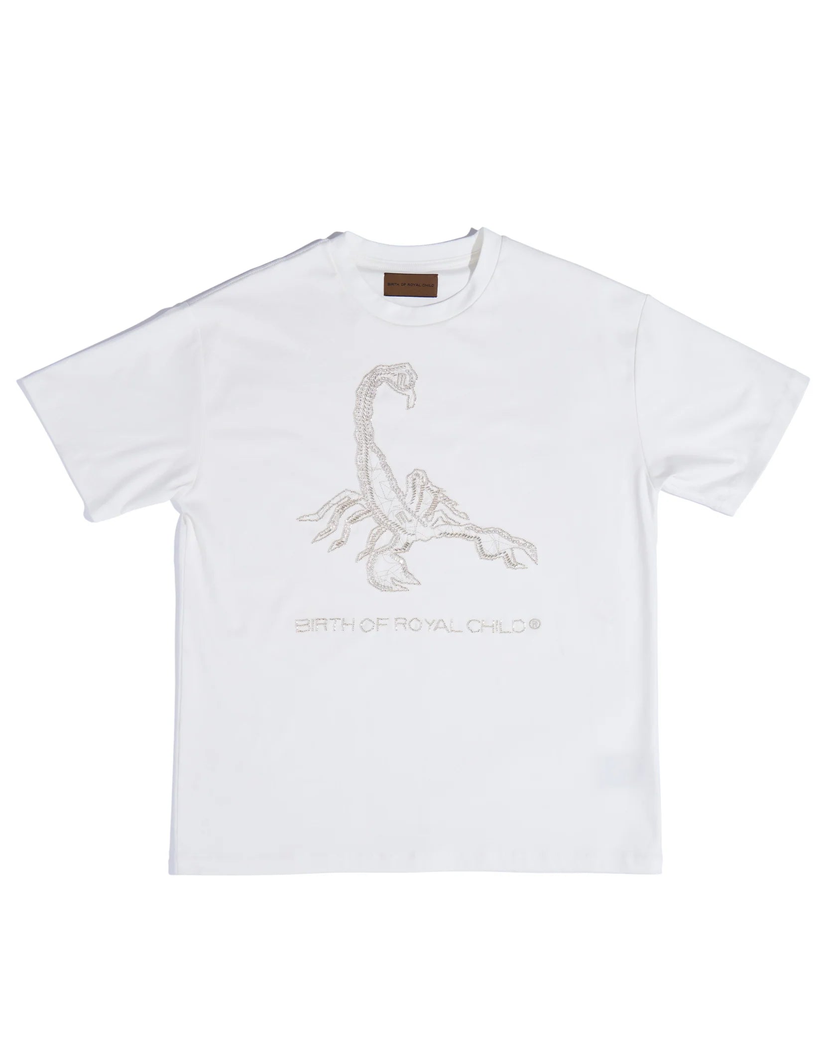 Birth of Royal Child 'Zodiac Scorpio' White Tee