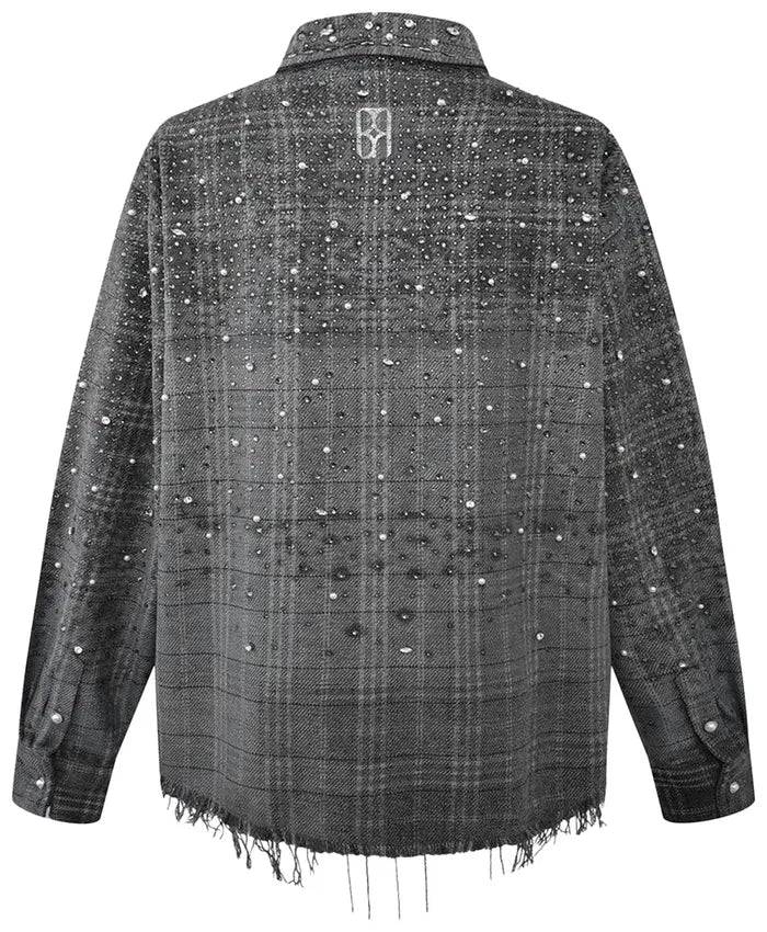 Birth of a Royal Child 'Diamond' Black Button Down Shirt