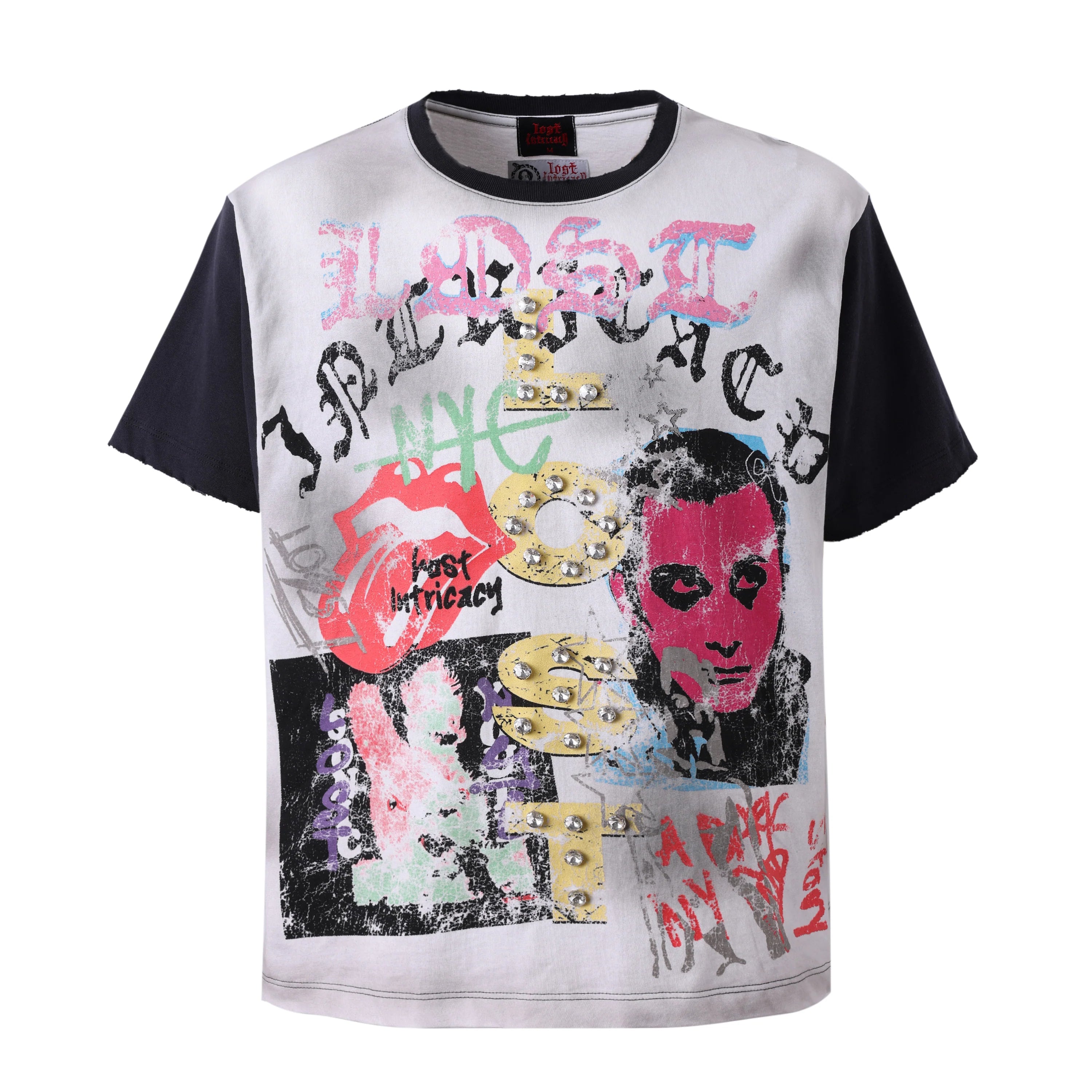 Lost Intricacy 'Midnight Empire' White Tee