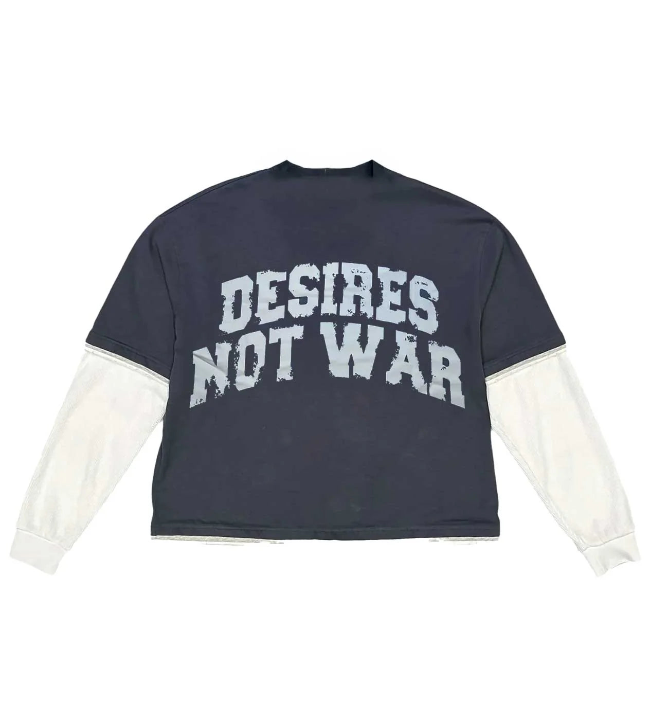 Bottega Desires 'War' LS Navy Tee