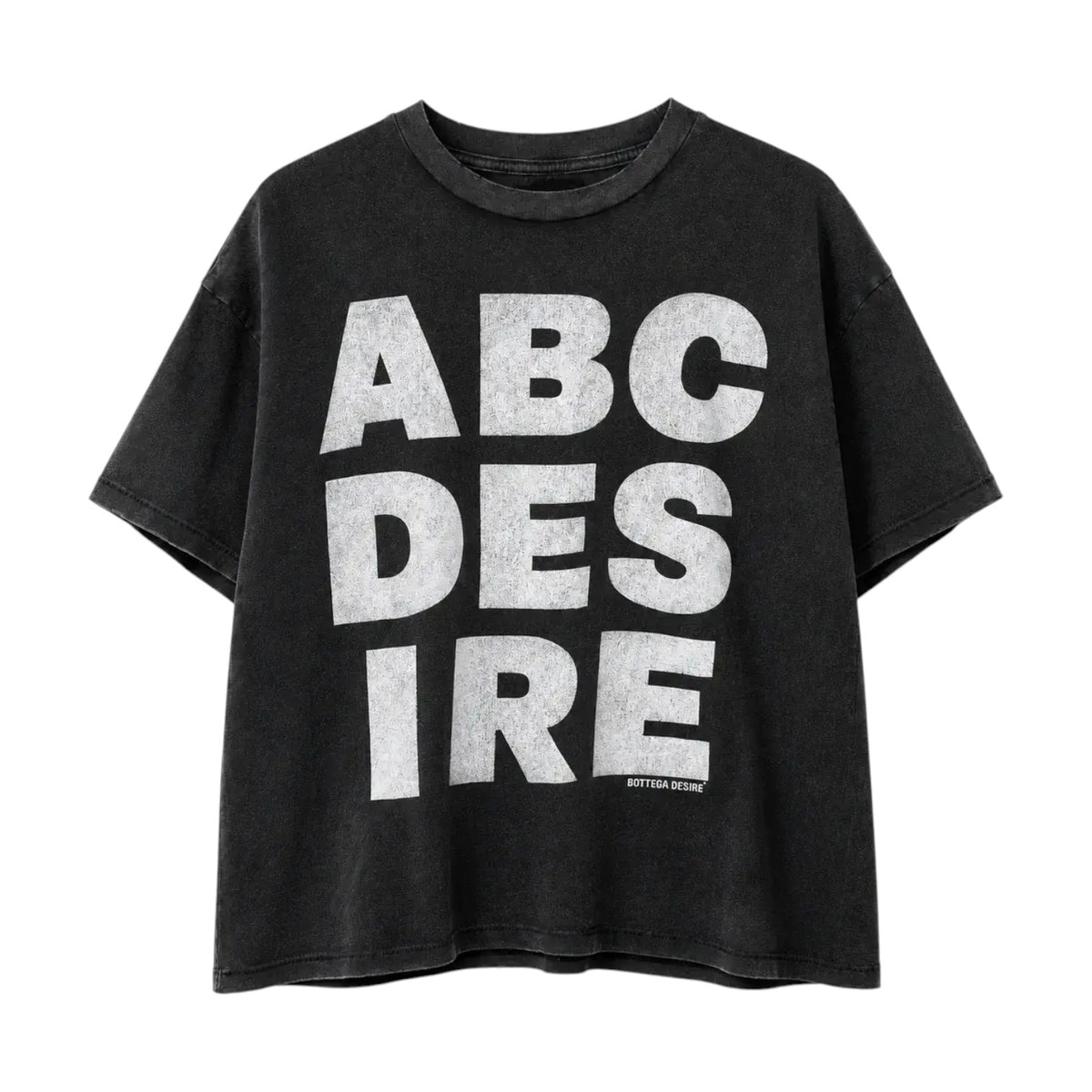Bottega Desires 'ABC Desires' Black Tee