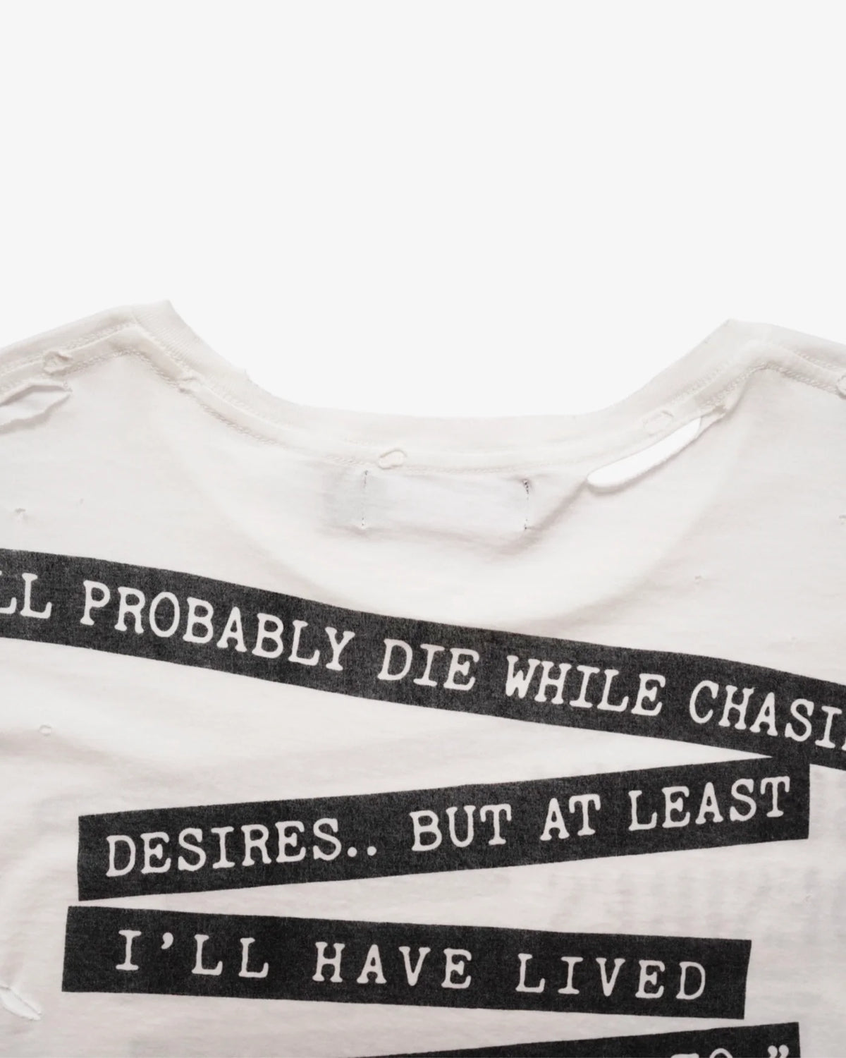 Bottega Desires 'Interview' White Tee