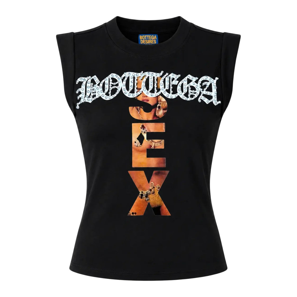 Bottega Desires 'Madonna' Black Tank Top (Women's)