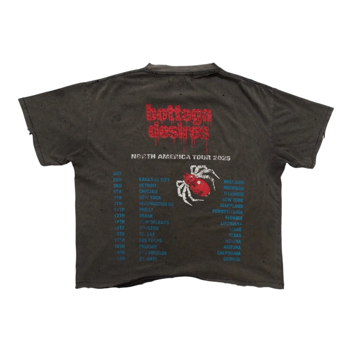 Bottega Desires 'Obituary' Black Tee