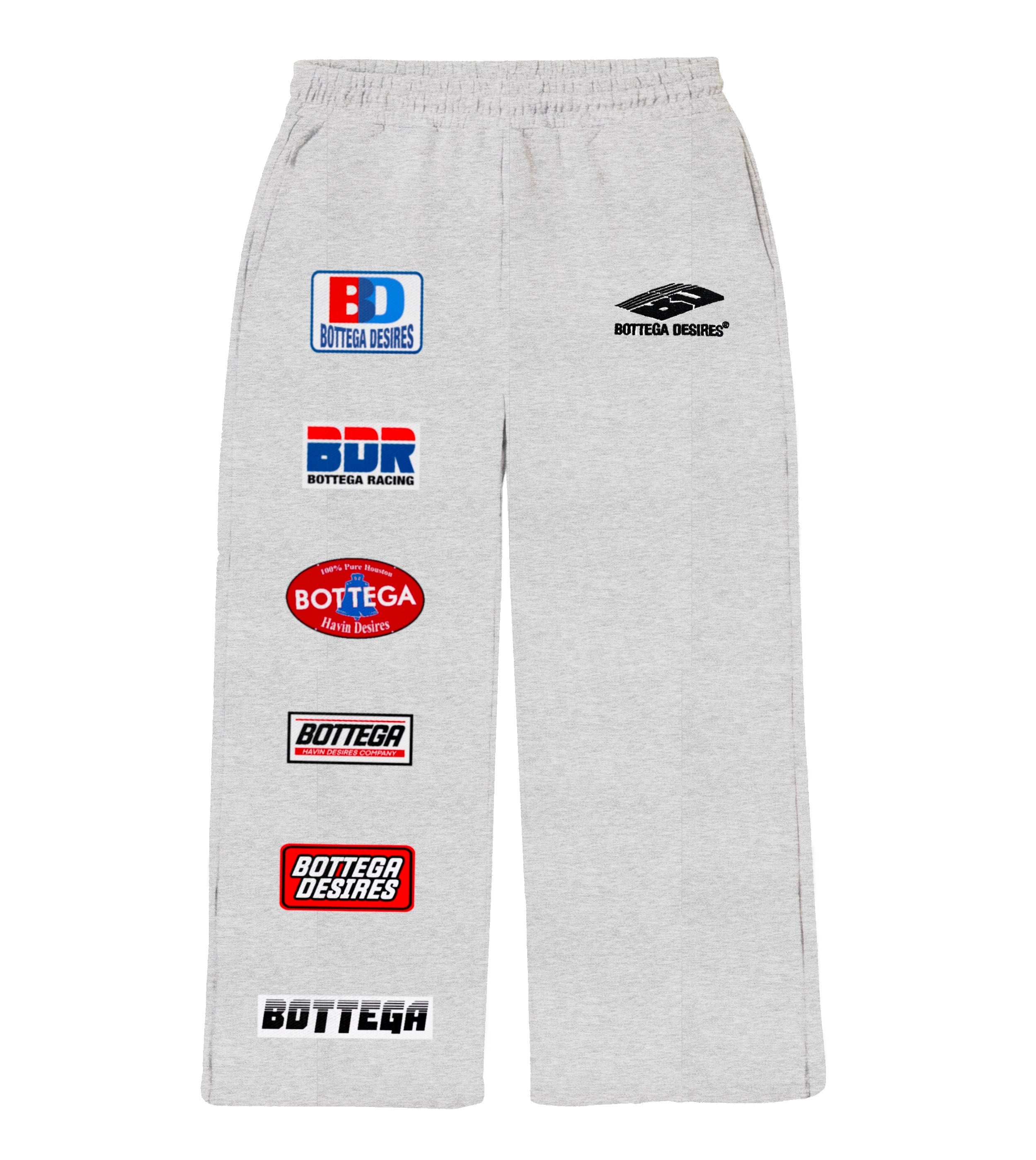 Bottega Desires 'Patches' Grey Sweats