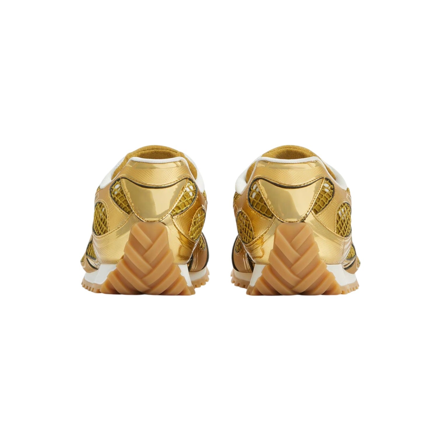 Bottega Veneta 'Orbit' Gold Sneakers