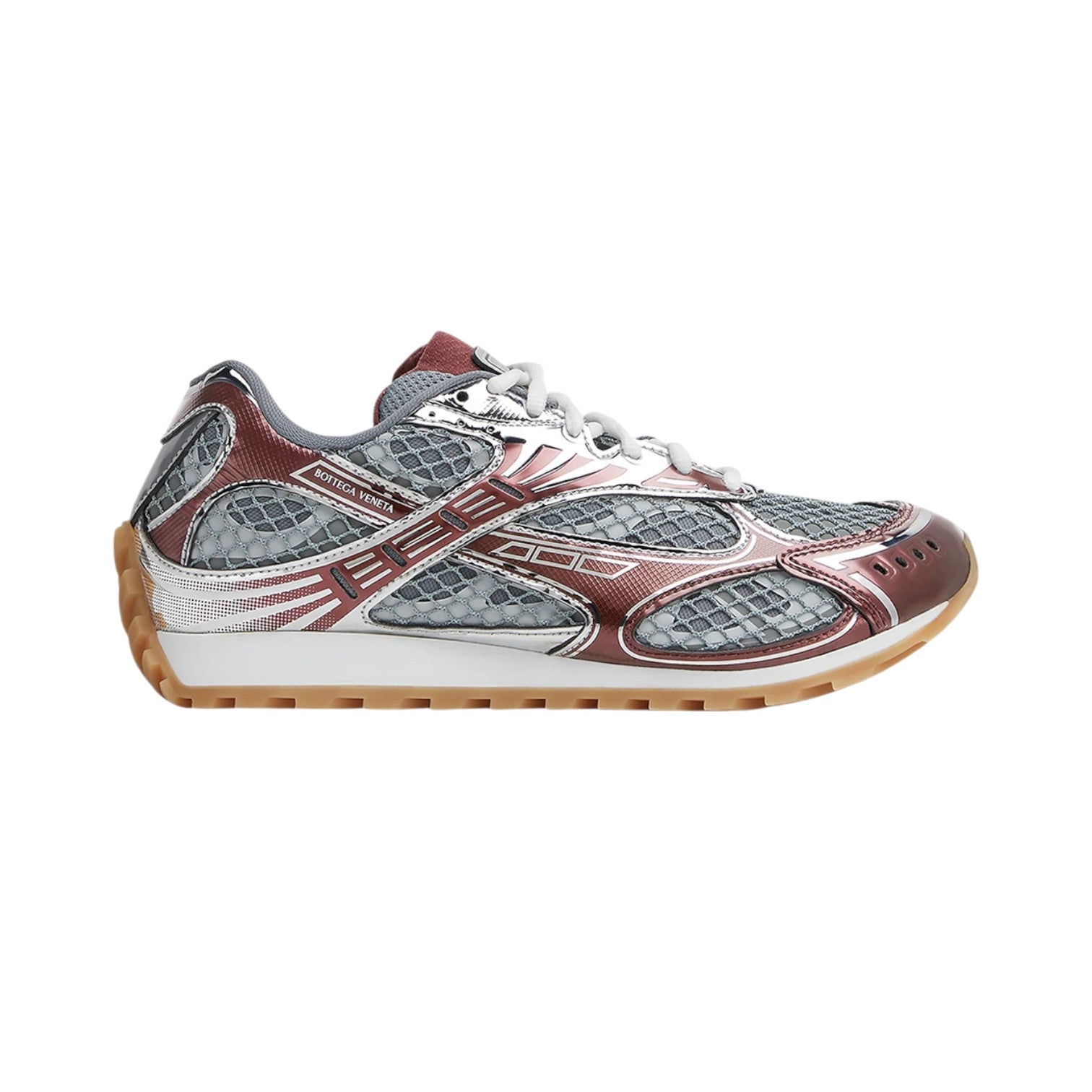 Bottega Veneta 'Orbit' Maroon Sneakers