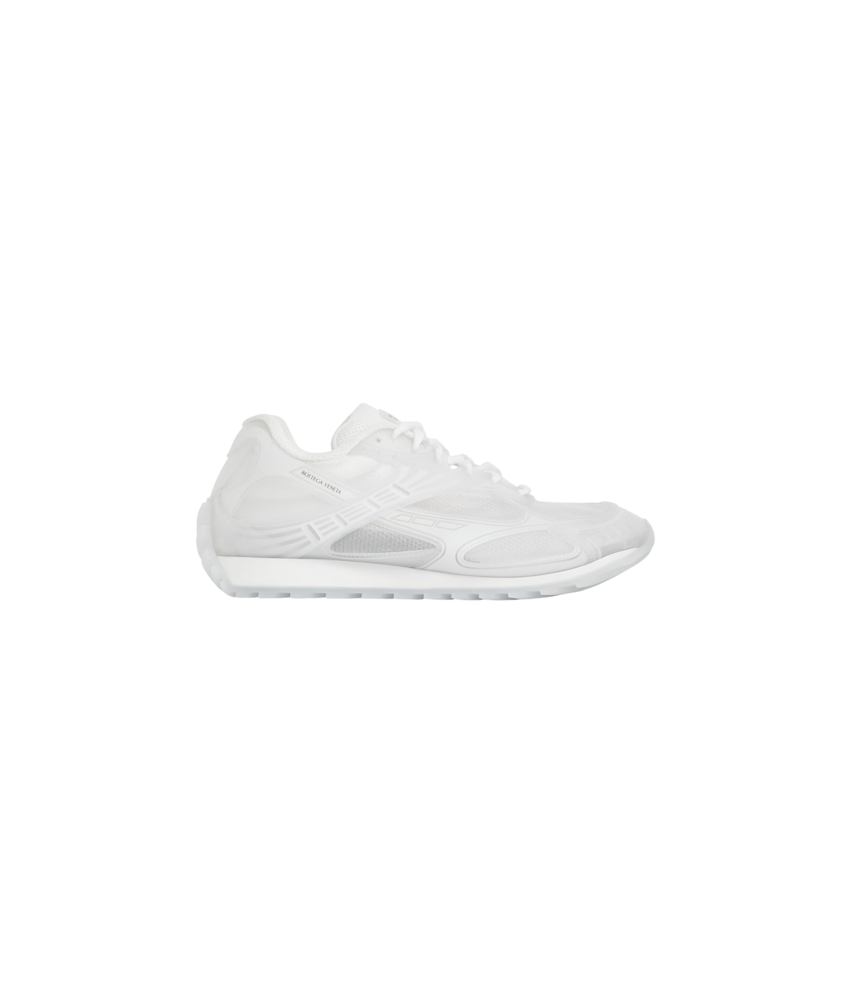 Bottega Veneta 'Orbit' White Glass Sneakers