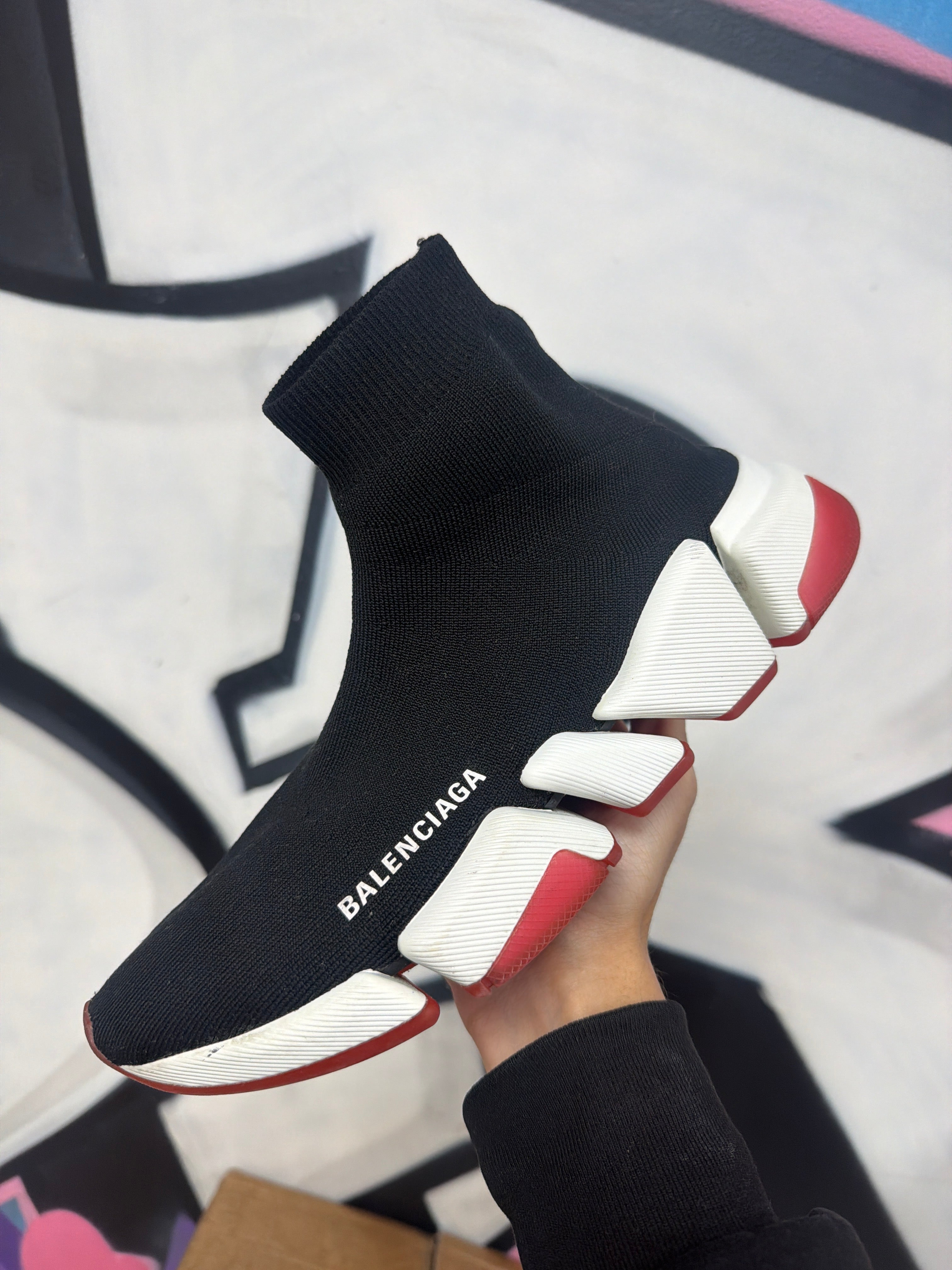 Balenciaga Black Sock Runner Sneakers