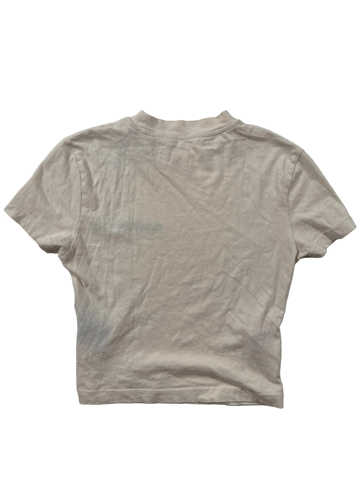 Heron Preston Baby Tee Cream Black