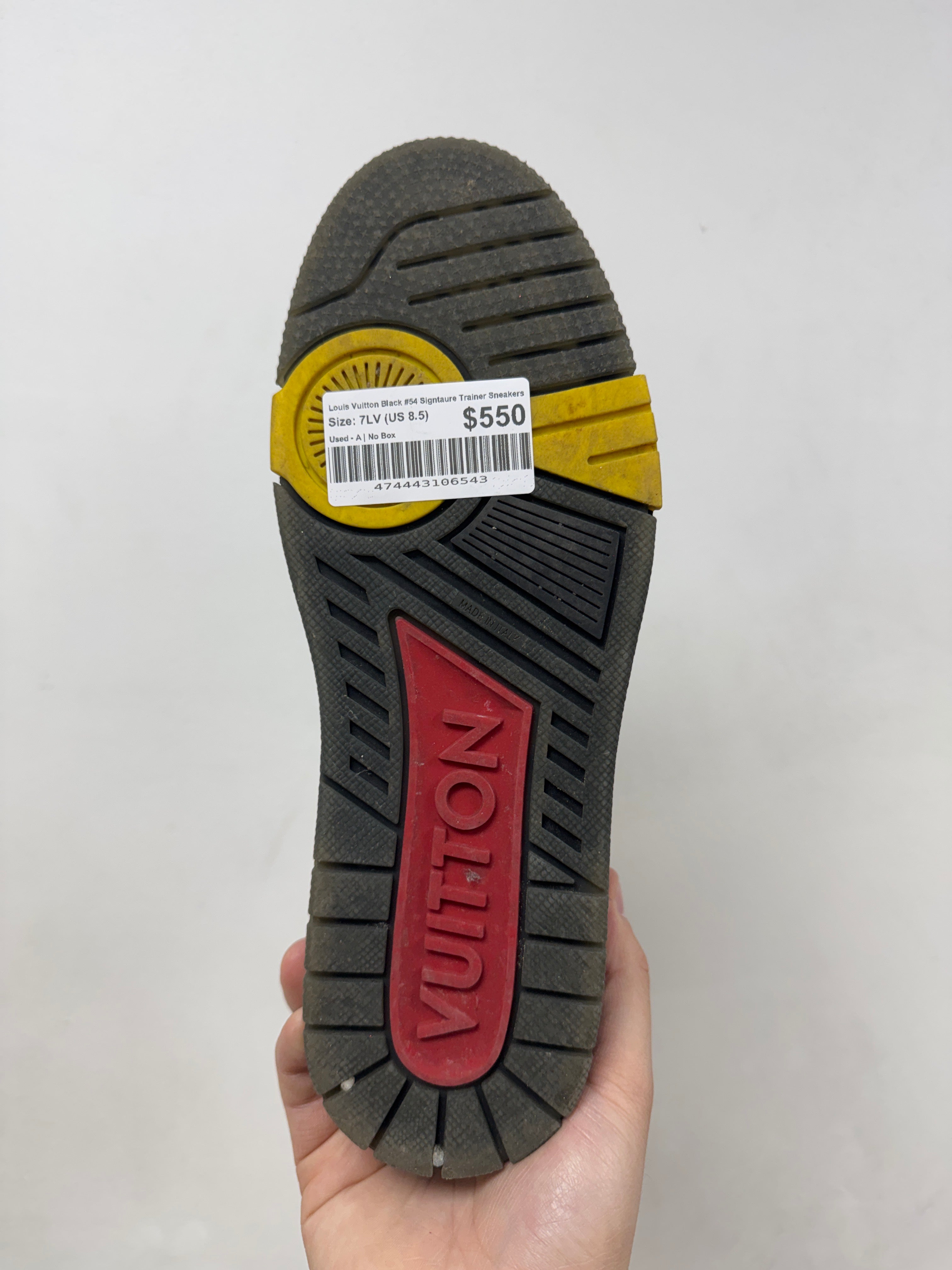 Louis Vuitton Black #54 Signtaure Trainer Sneakers